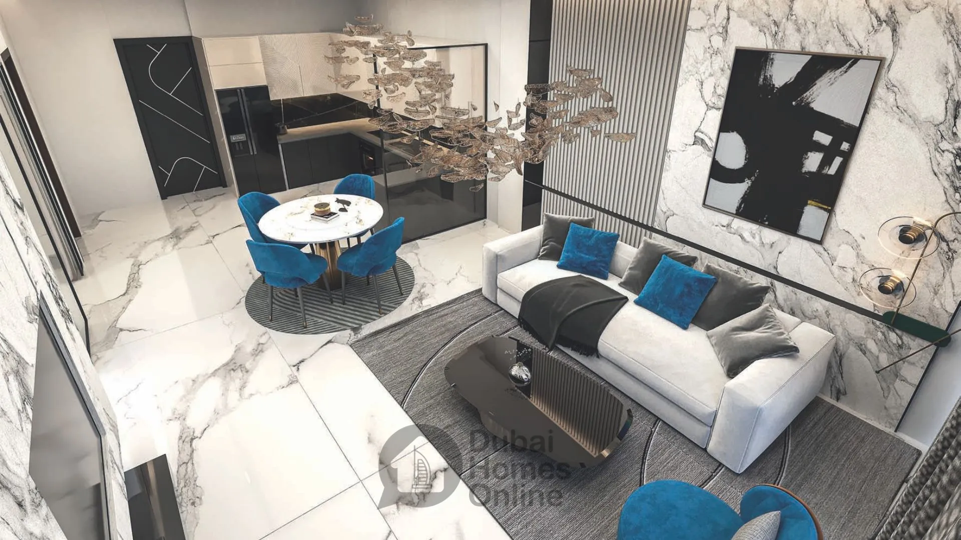 خرید خانه در پروژه مسکونی آپارتمان های دانوب الیتز 3 در منطقه جی وی سی دبی