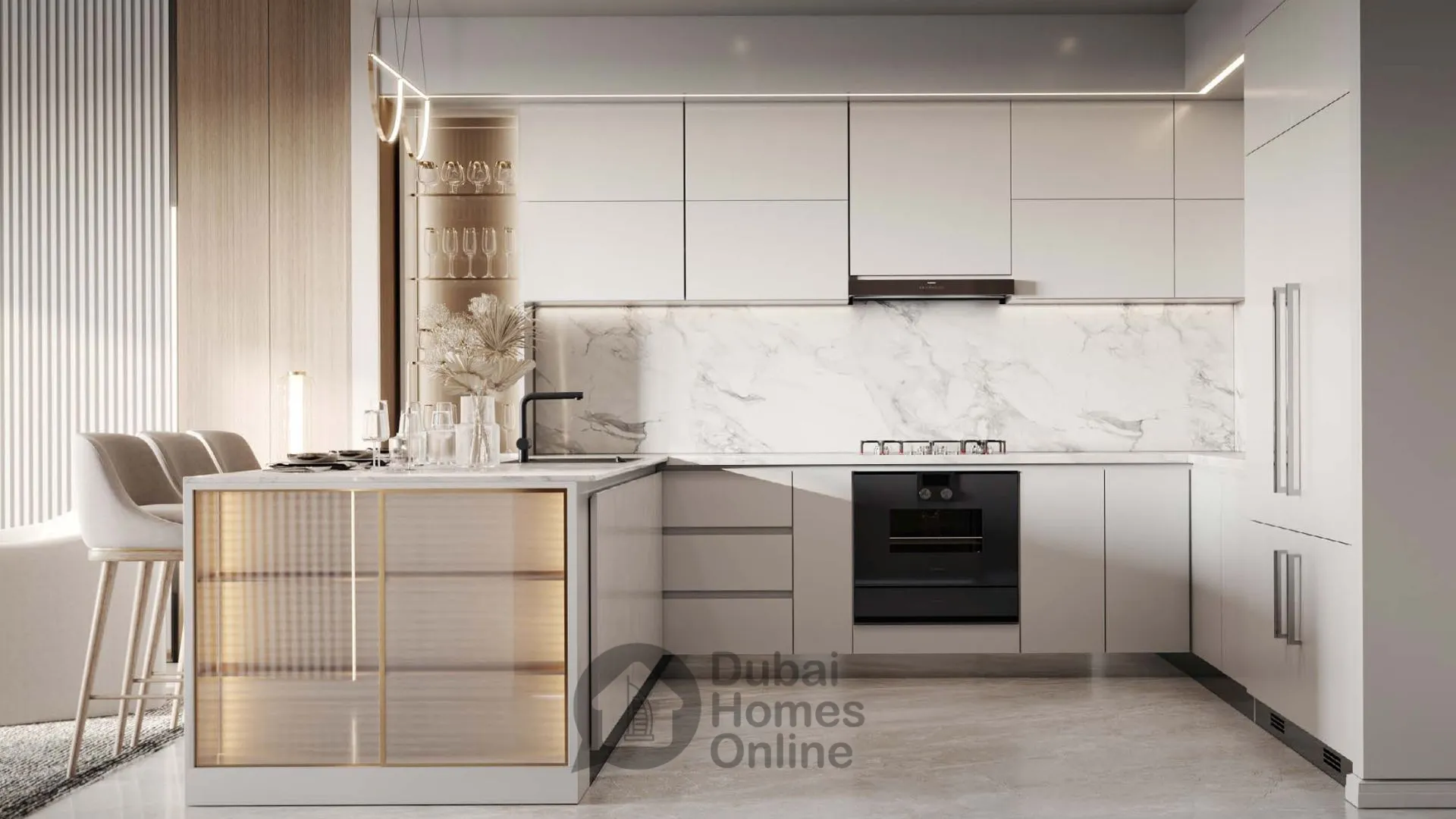 مشروع شقق بن غاطي عنبر للبيع من بن غاطي في قرية جميرا الدائرية في دبي