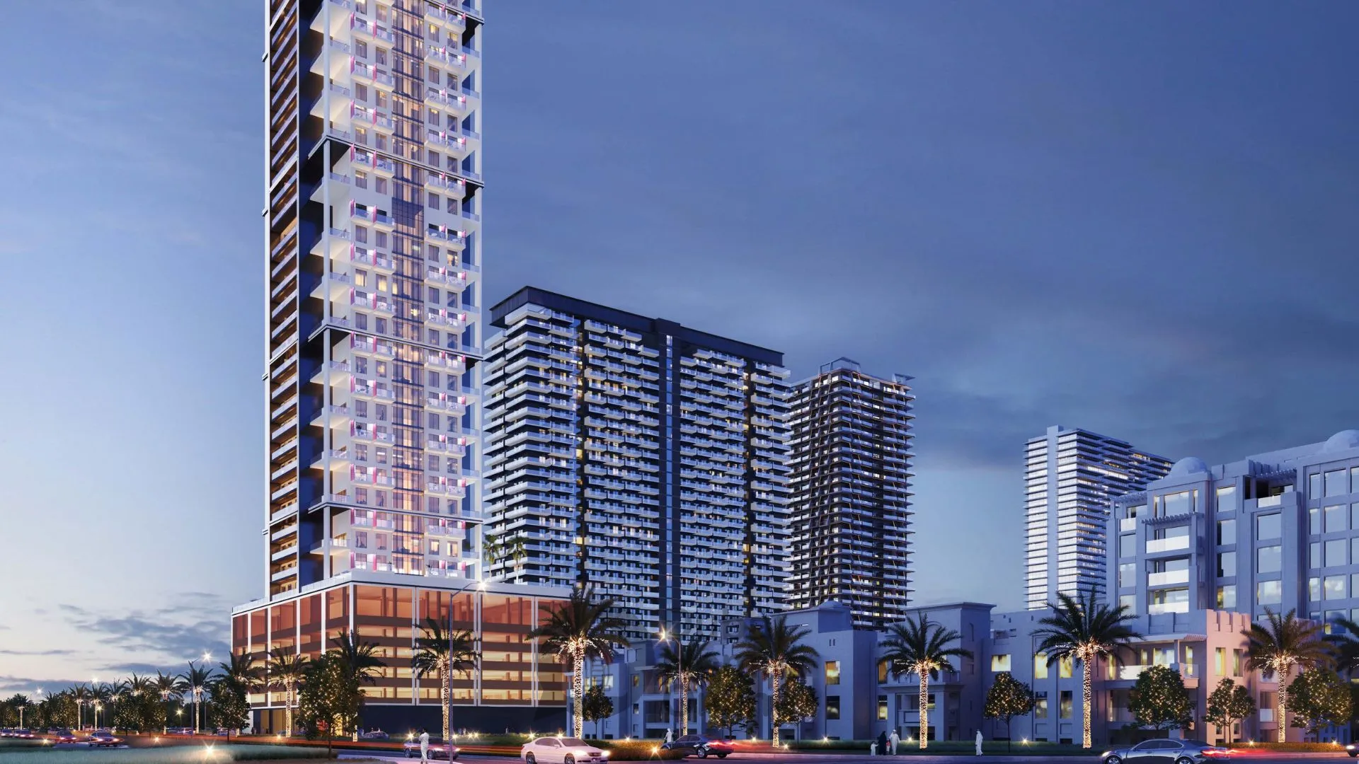 مشروع شقق بن غاطي هاوس للبيع من قبل بن غاطي في قرية جميرا الدائرية في دبي