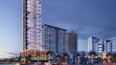 مشروع شقق بن غاطي هاوس للبيع من قبل بن غاطي في قرية جميرا الدائرية في دبي