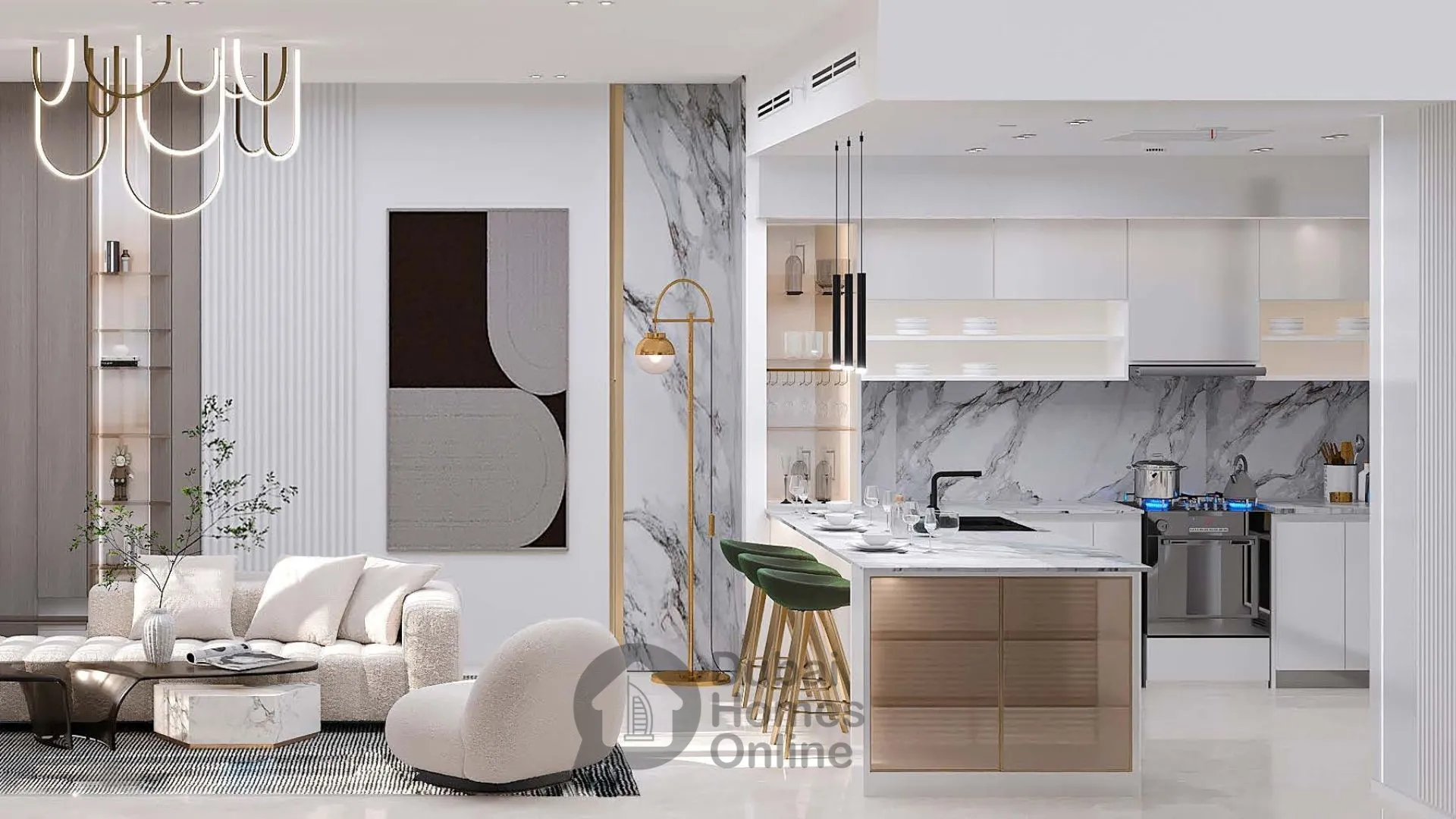 مشروع شقق بن غاطي هاوس للبيع من قبل بن غاطي في قرية جميرا الدائرية في دبي