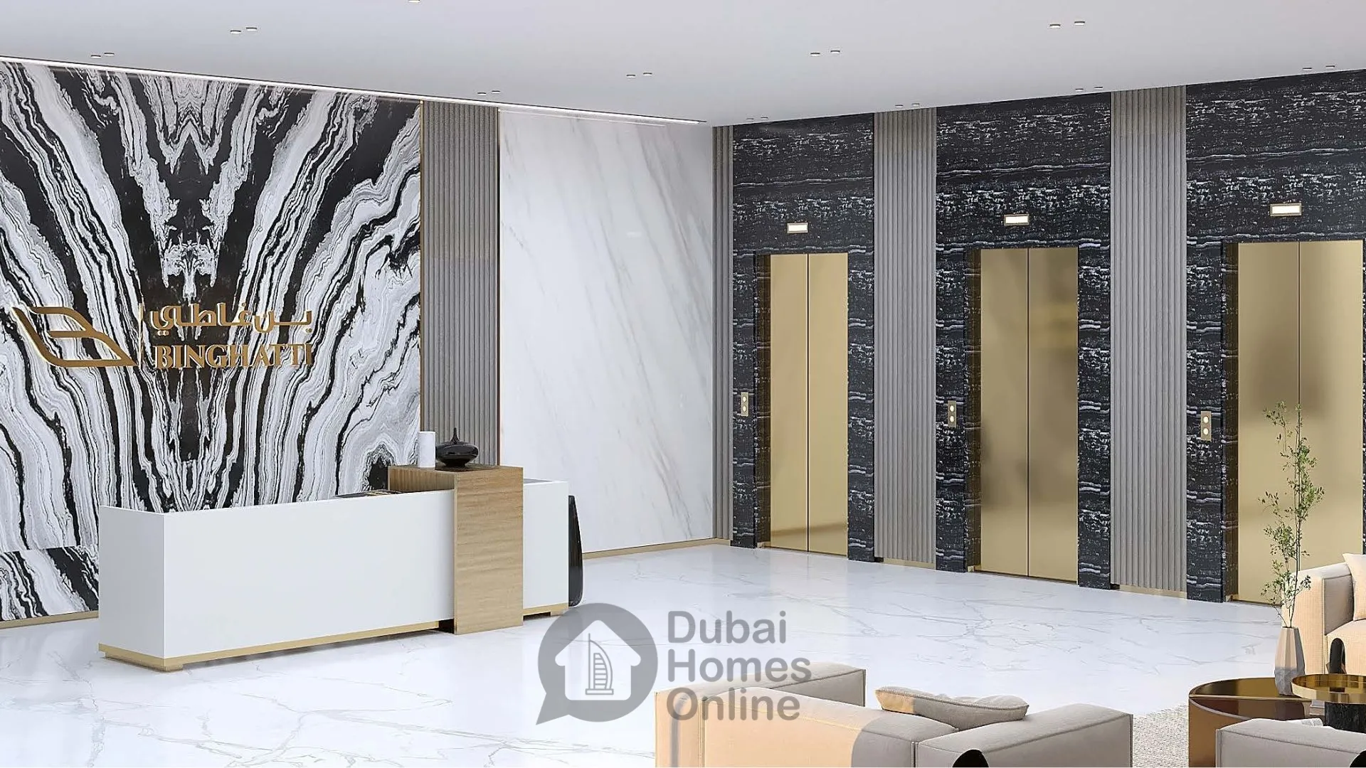 خرید خانه در پروژه مسکونی آپارتمانهای بن غاطی هاوس در منطقه جی وی سی دبی