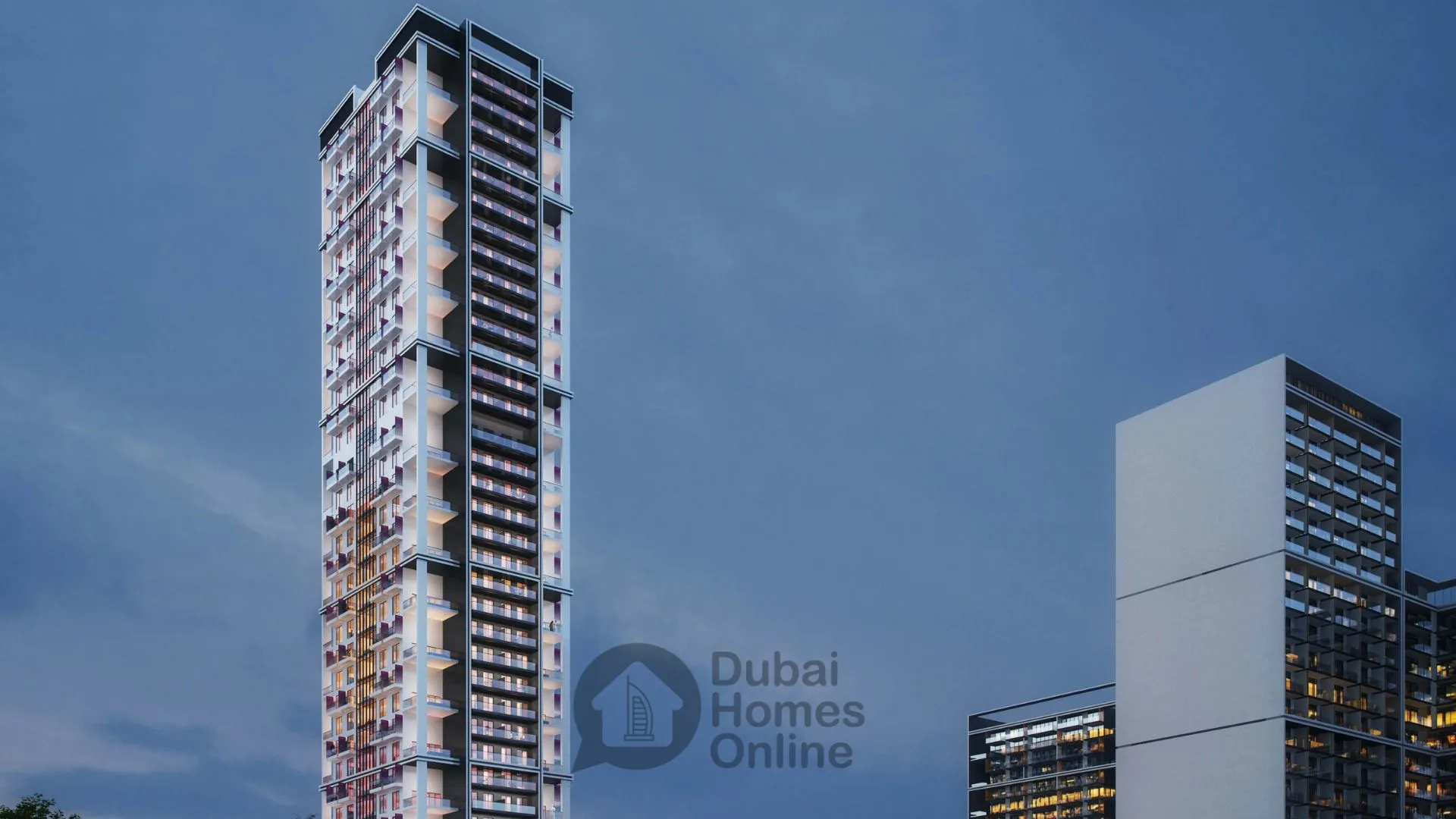 مشروع شقق بن غاطي هاوس للبيع من قبل بن غاطي في قرية جميرا الدائرية في دبي