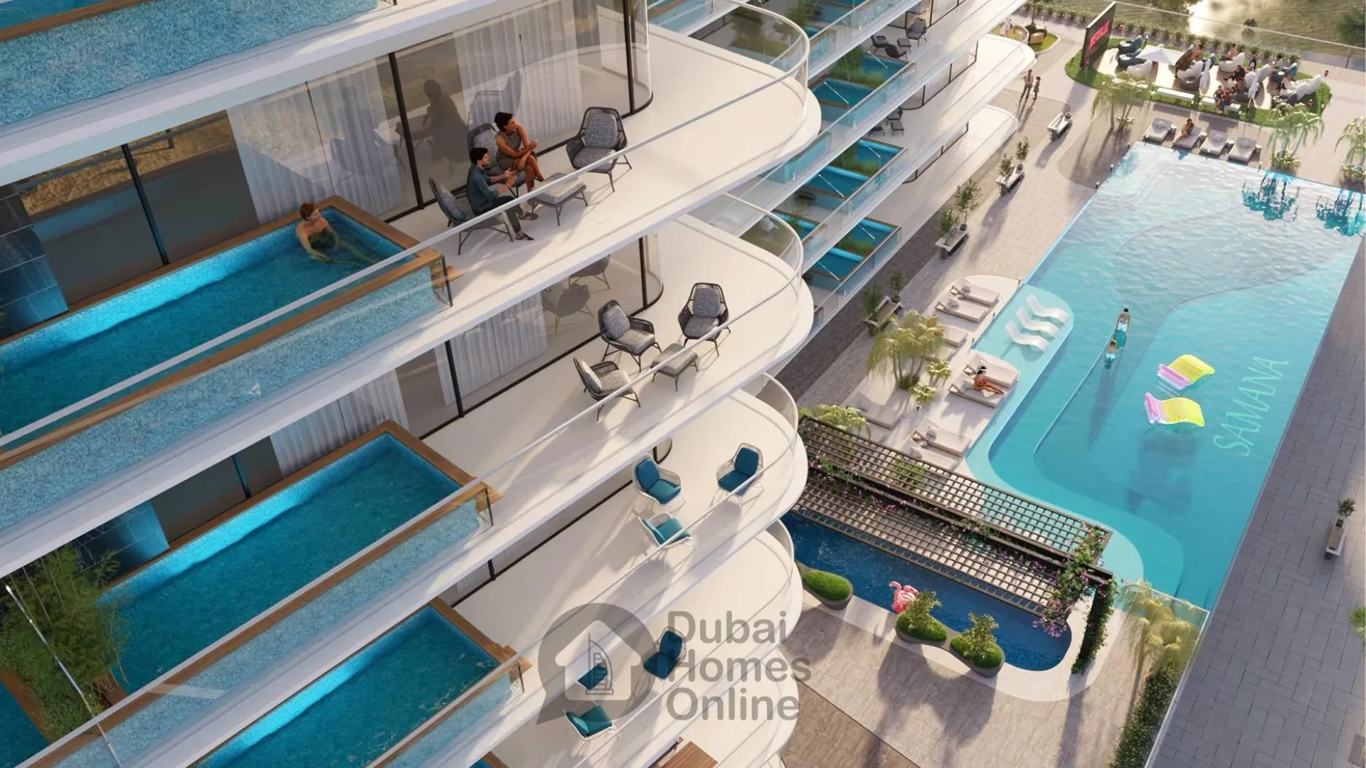 مشروع شقق سمانا جولف فيوز للبيع في مدينة دبي الرياضية