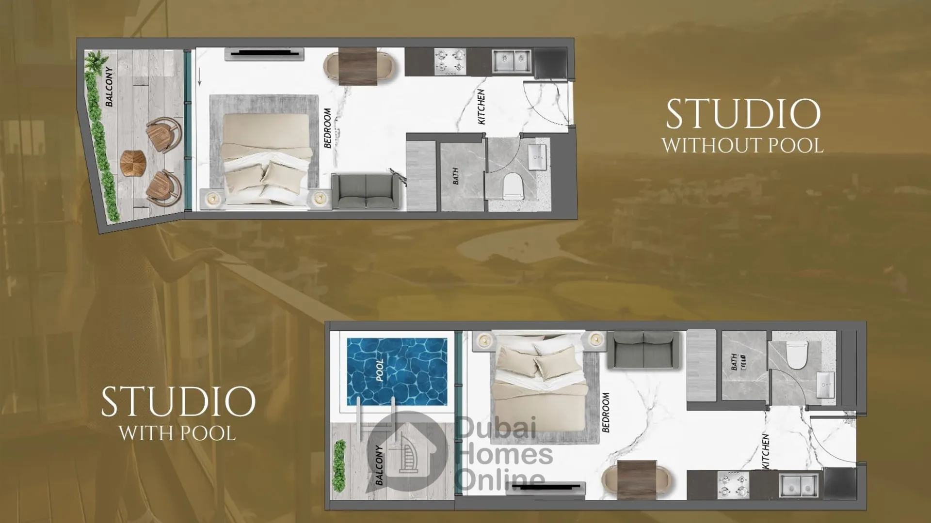 مشروع شقق سمانا جولف فيوز للبيع في مدينة دبي الرياضية