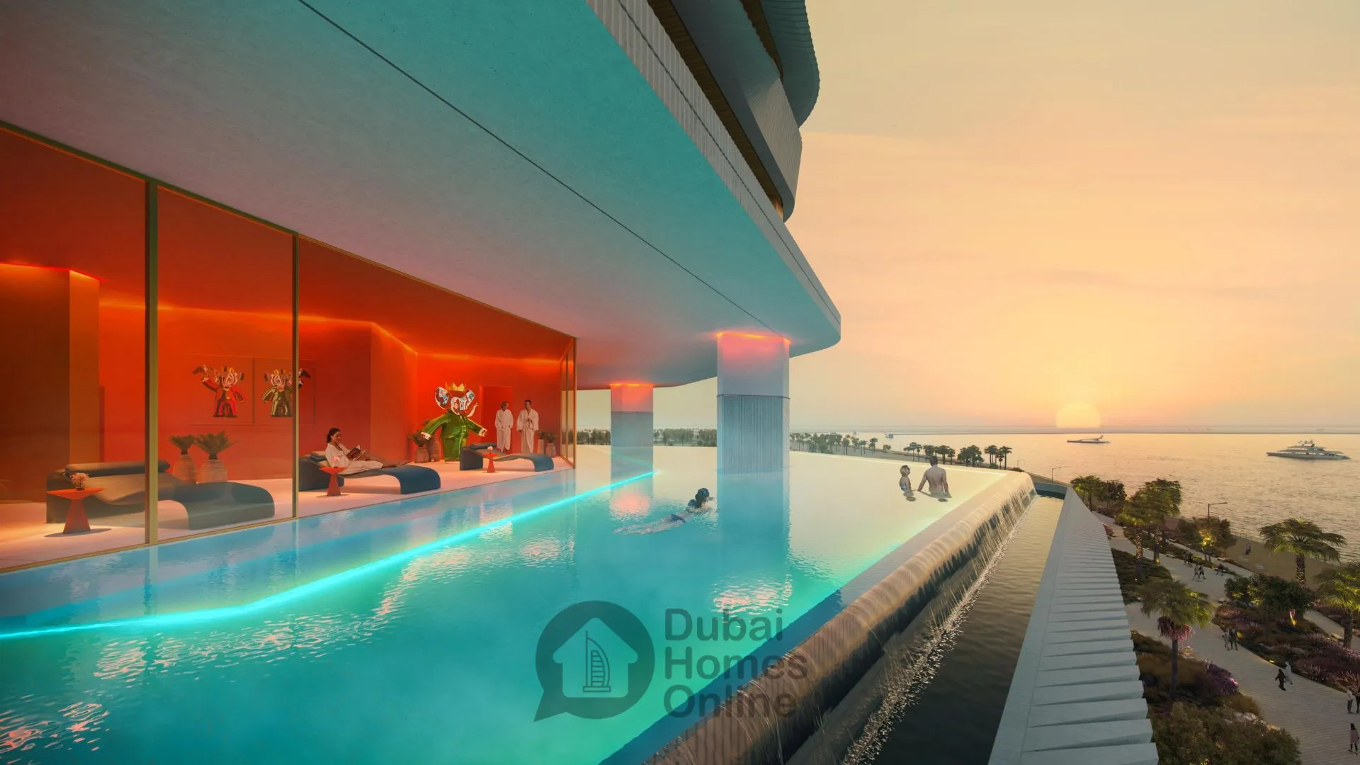 آپارتمان های کورال ریف داماک برای فروش در منطقه دبی ماریتایم سیتی