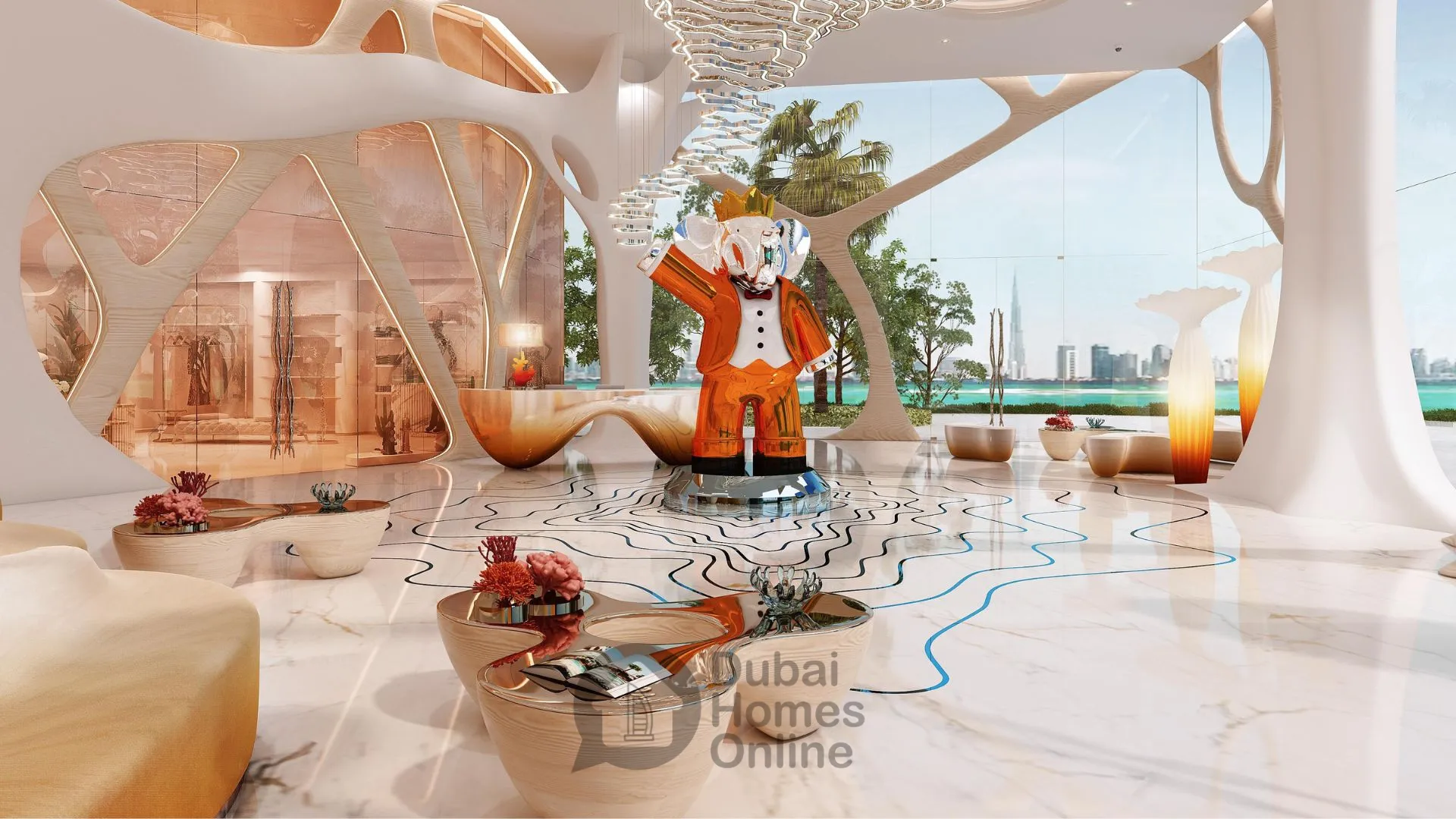 آپارتمان های کورال ریف داماک برای فروش در منطقه دبی ماریتایم سیتی