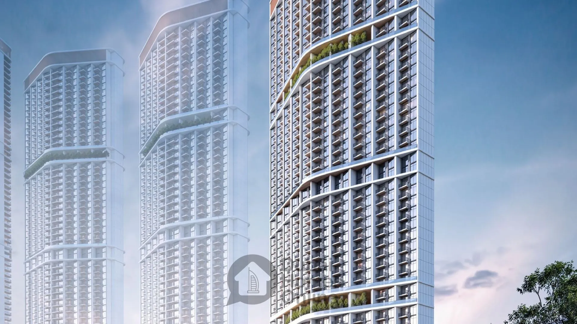 شقق 330 ريفرسايد كريسنت للبيع في شوبا هارتلاند 2 في دبي