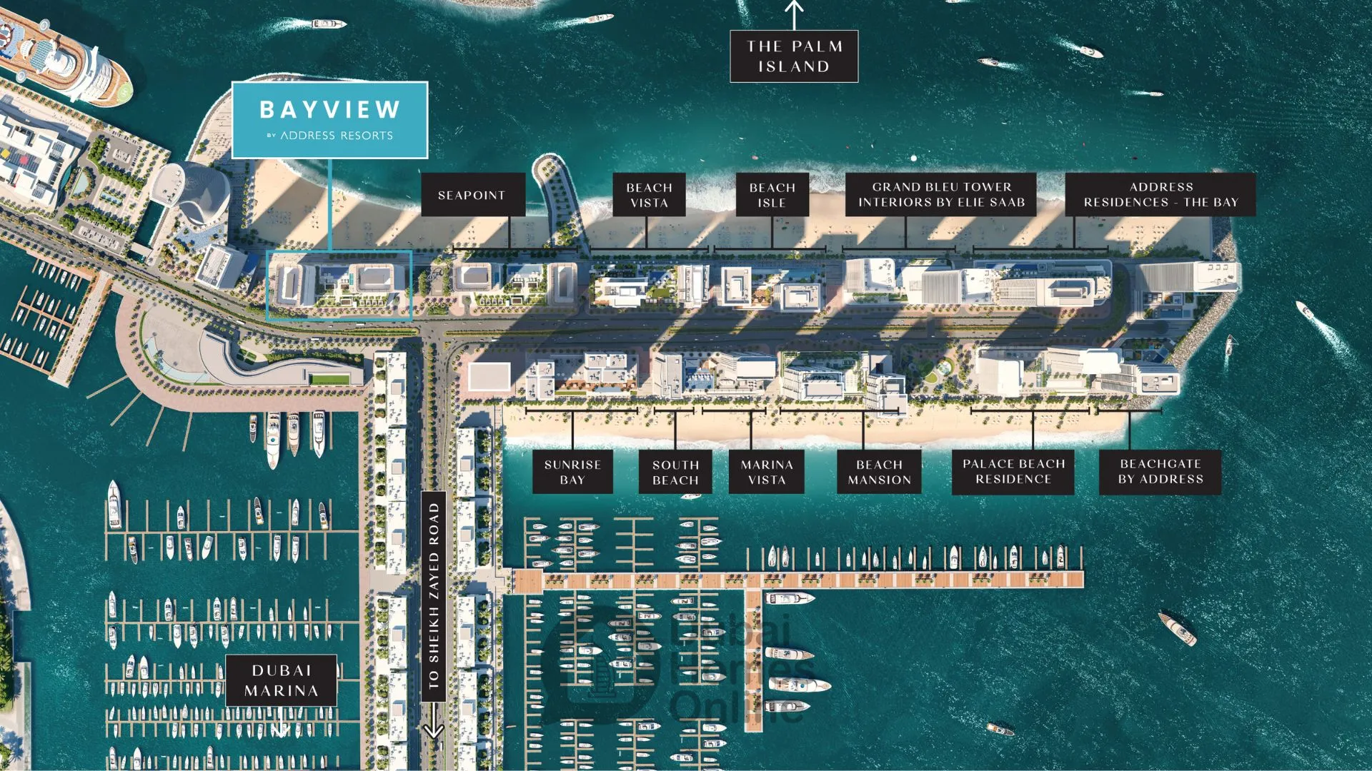Bayview Tower 2 by Address Resorts at Emaar Beachfront in Dubai