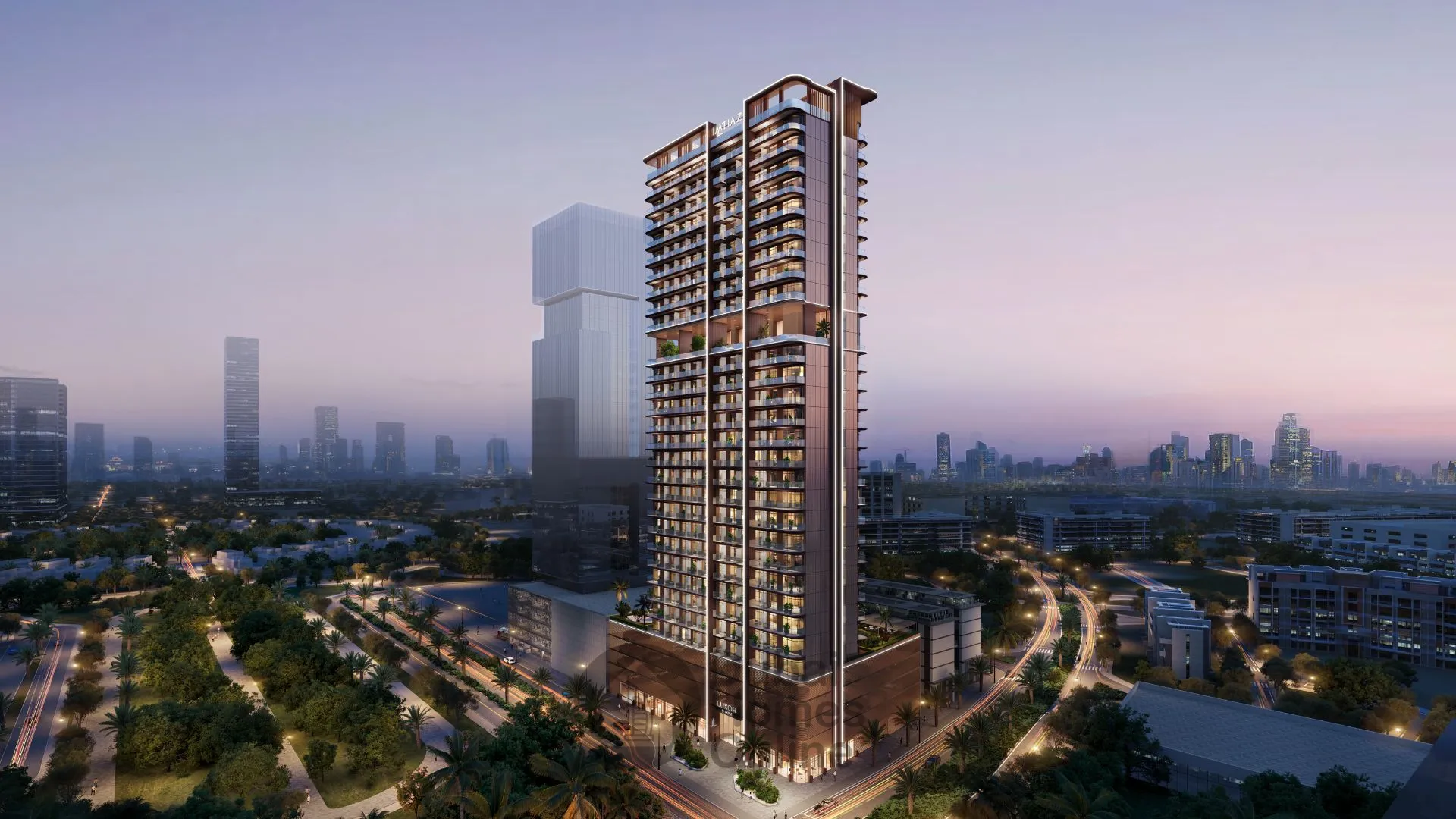 شقق برج لوكسور للبيع من امتياز في قرية جميرا الدائرية في دبي