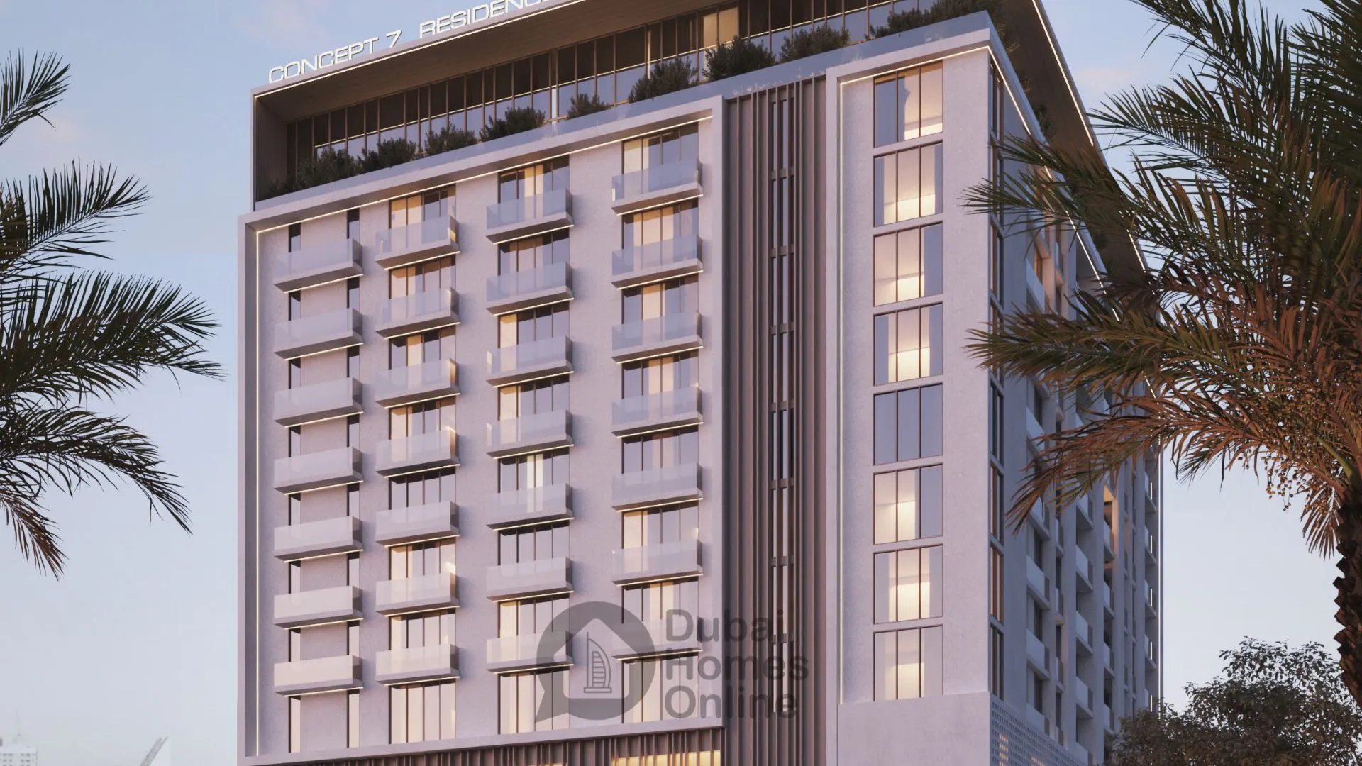 شقق كونسبت 7 ريزيدنس للبيع من كوندور في قرية جميرا الدائرية في دبي