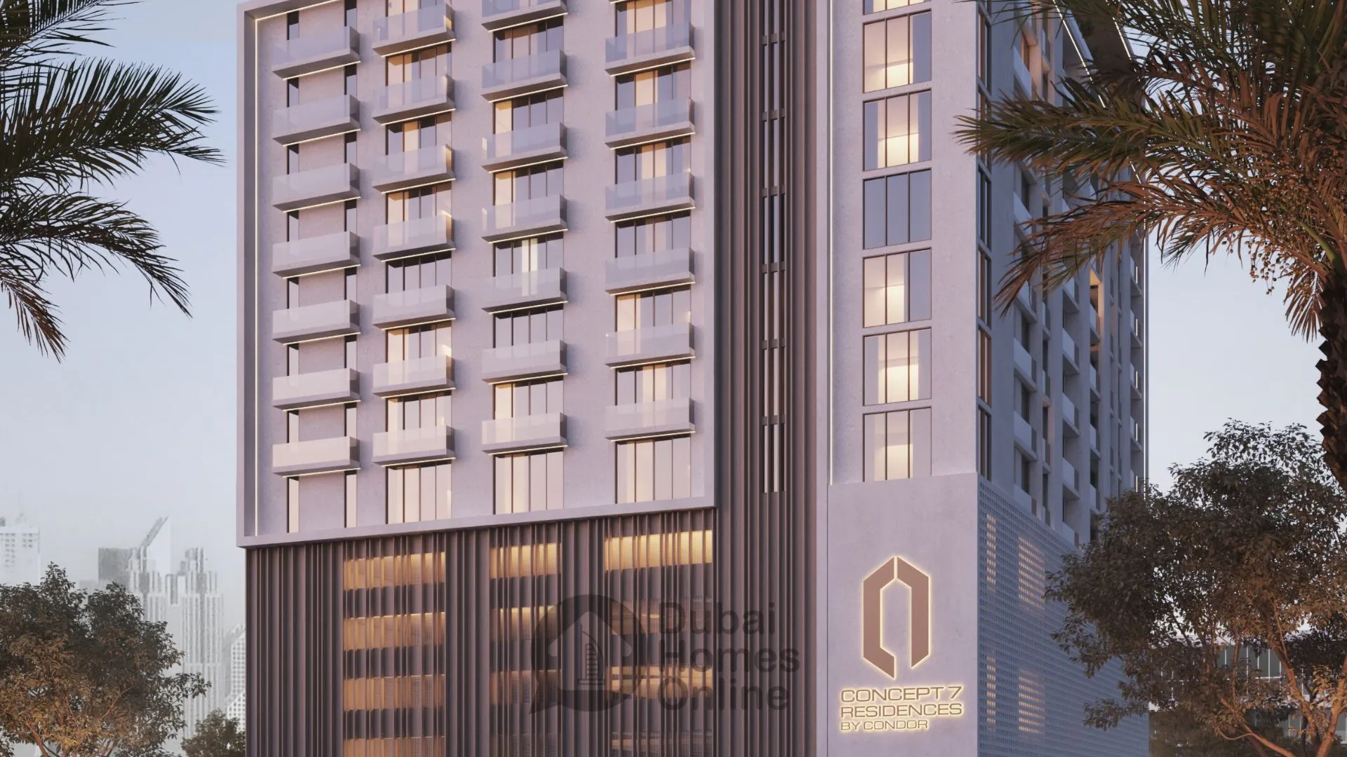 شقق كونسبت 7 ريزيدنس للبيع من كوندور في قرية جميرا الدائرية في دبي