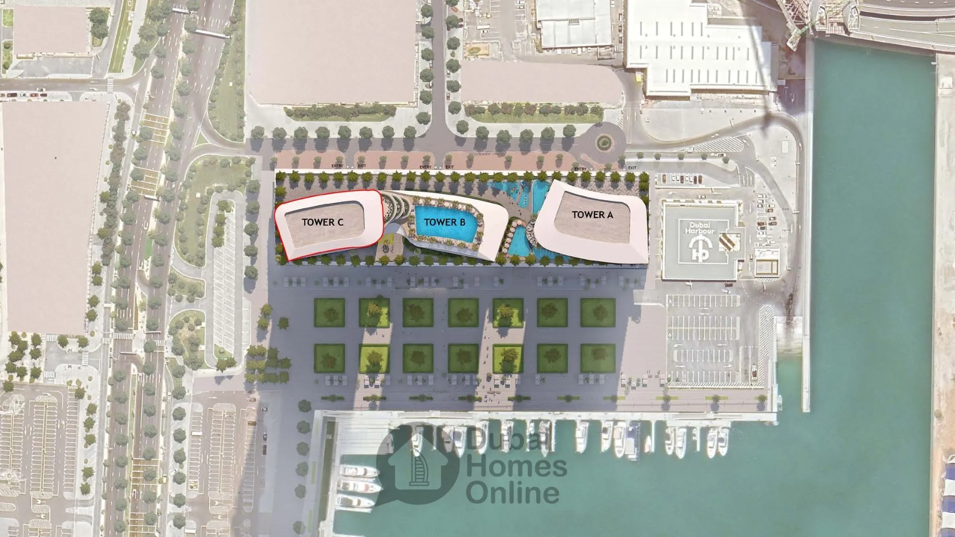 Sobha Seahaven Tower C Apartments for sale at Dubai Harbour