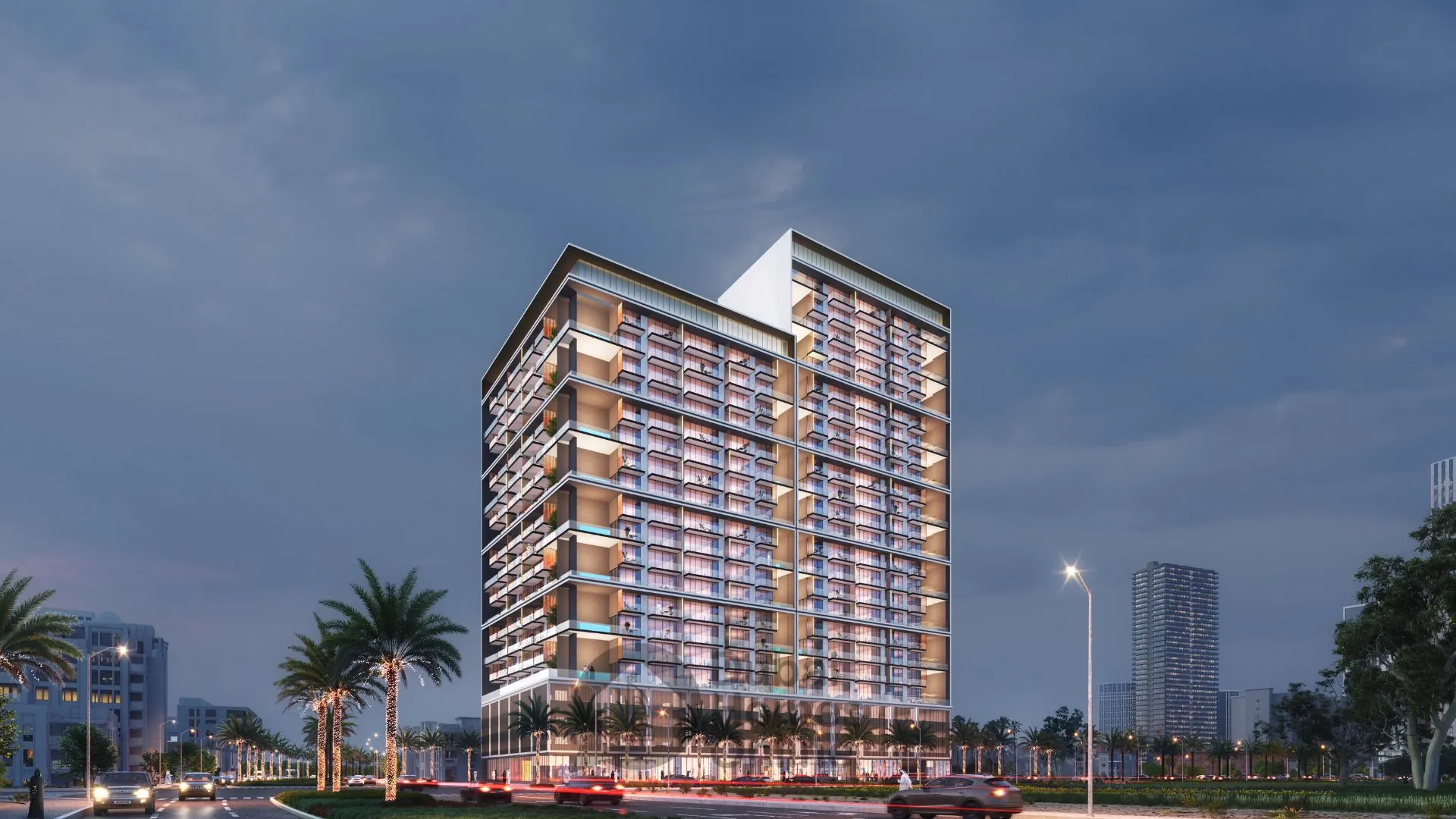 آپارتمان های بن غاطی ارکید برای فروش در منطقه جی وی سی دبی