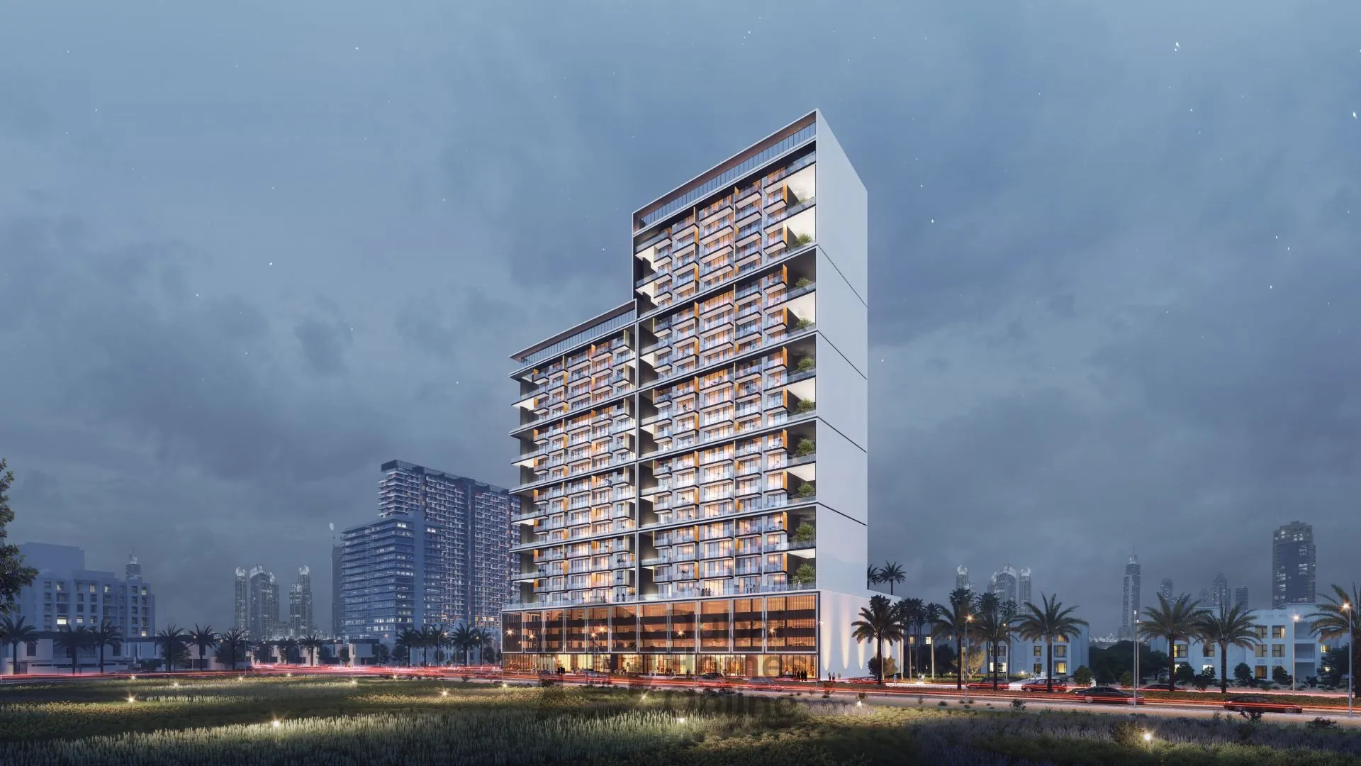 آپارتمان های بن غاطی ارکید برای فروش در منطقه جی وی سی دبی