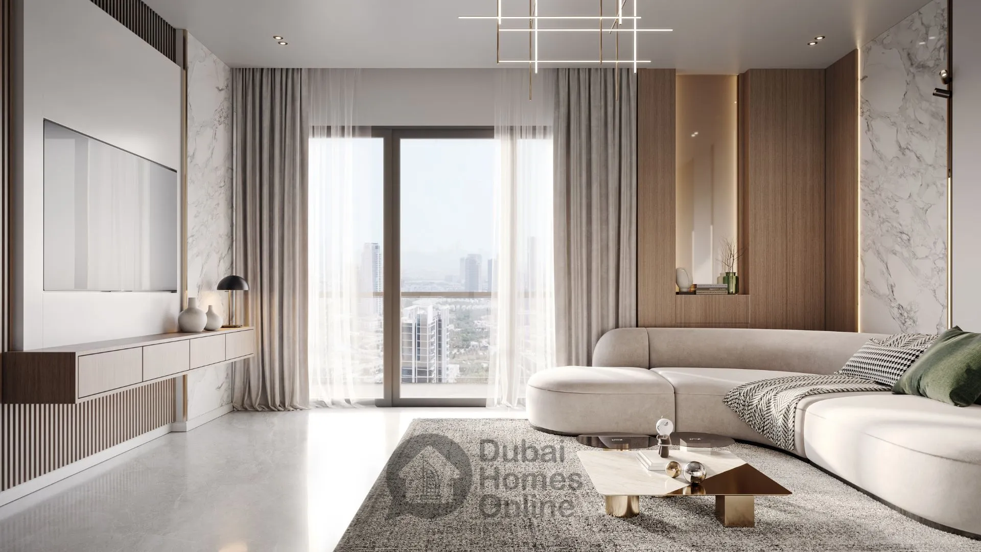 آپارتمان های بن غاطی ارکید برای فروش در منطقه جی وی سی دبی