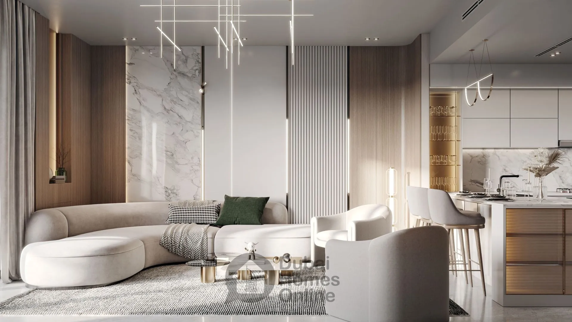 آپارتمان های بن غاطی ارکید برای فروش در منطقه جی وی سی دبی