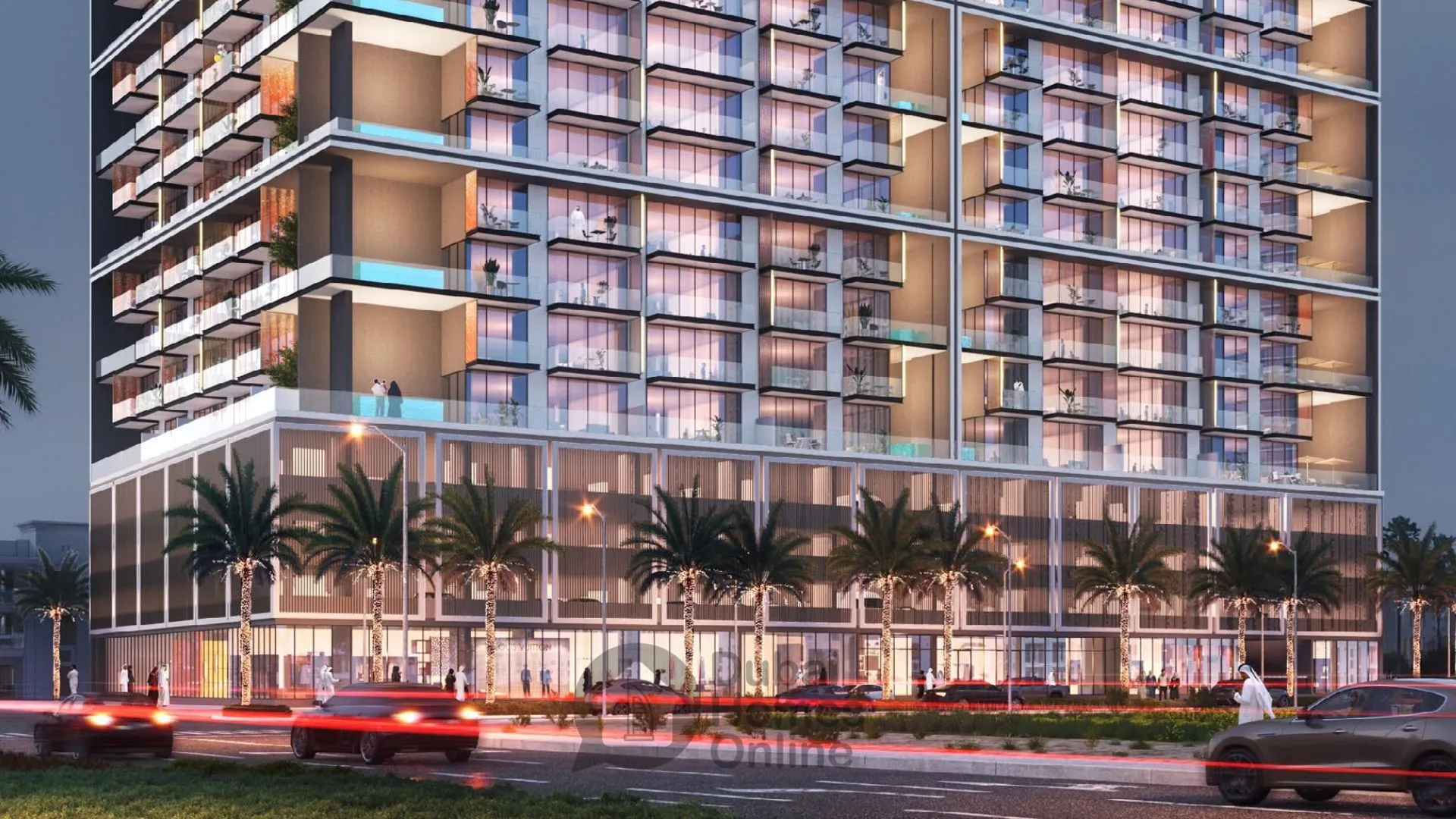 آپارتمان های بن غاطی ارکید برای فروش در منطقه جی وی سی دبی