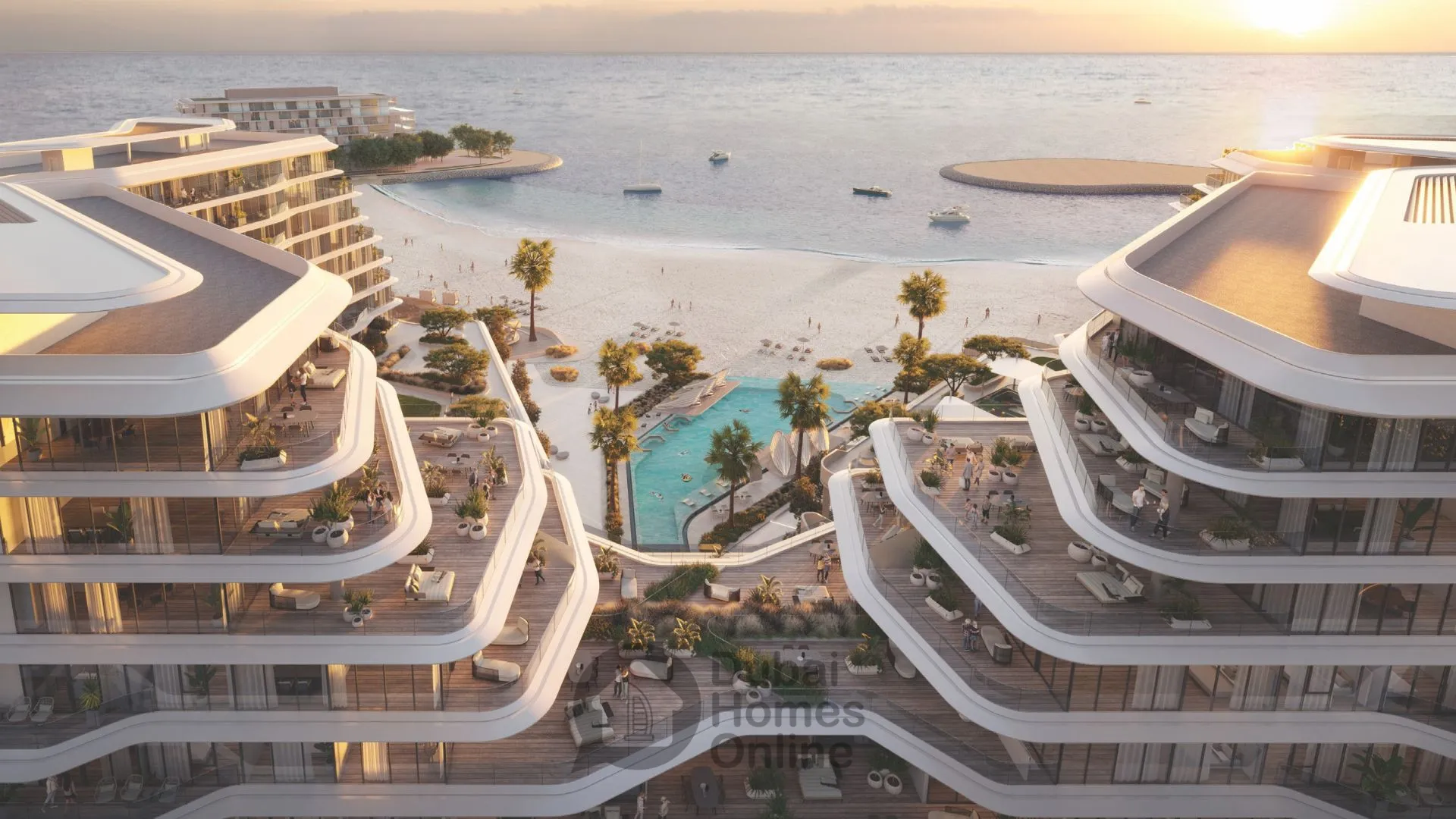 شقق إلينغتون بورتو بلايا للبيع في جزيرة الحياة في رأس الخيمة