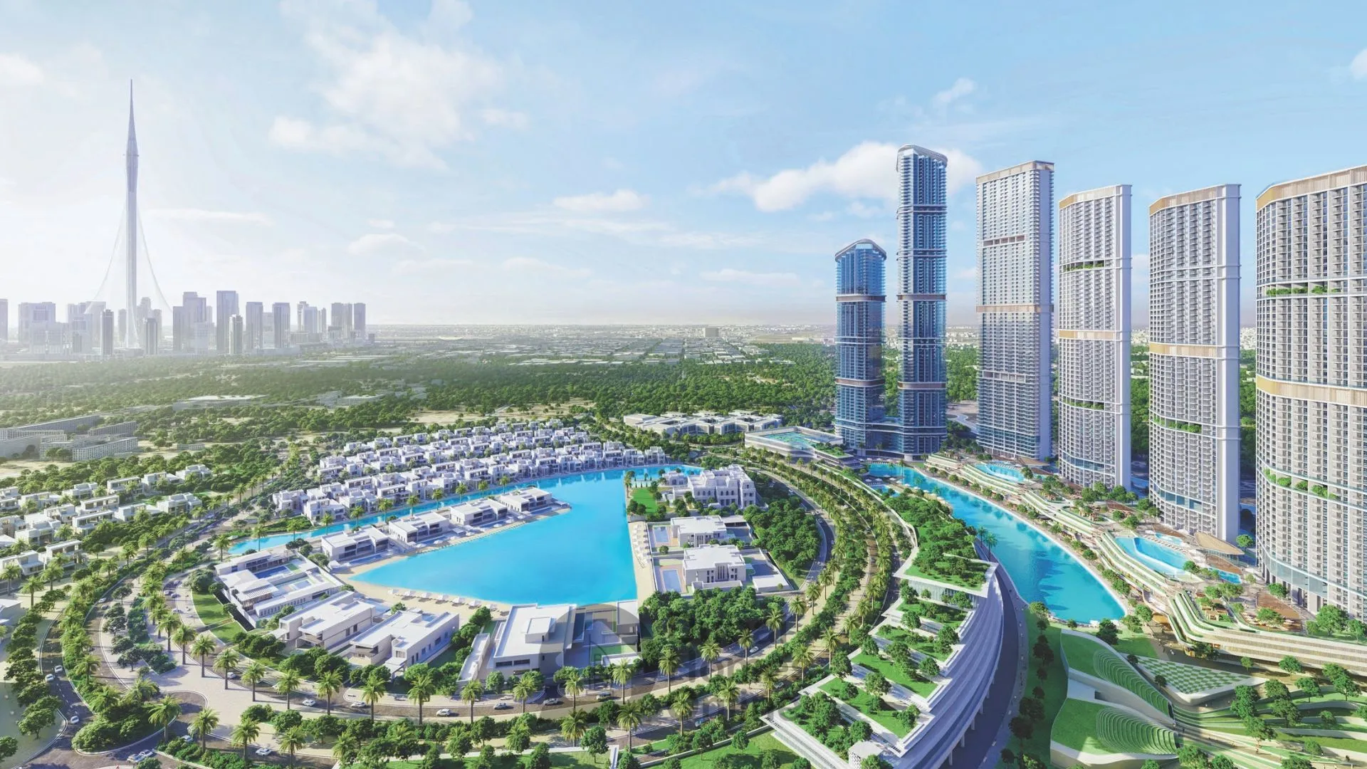 شقق 340 ريفرسايد كريسنت للبيع في شوبا هارتلاند 2 في دبي