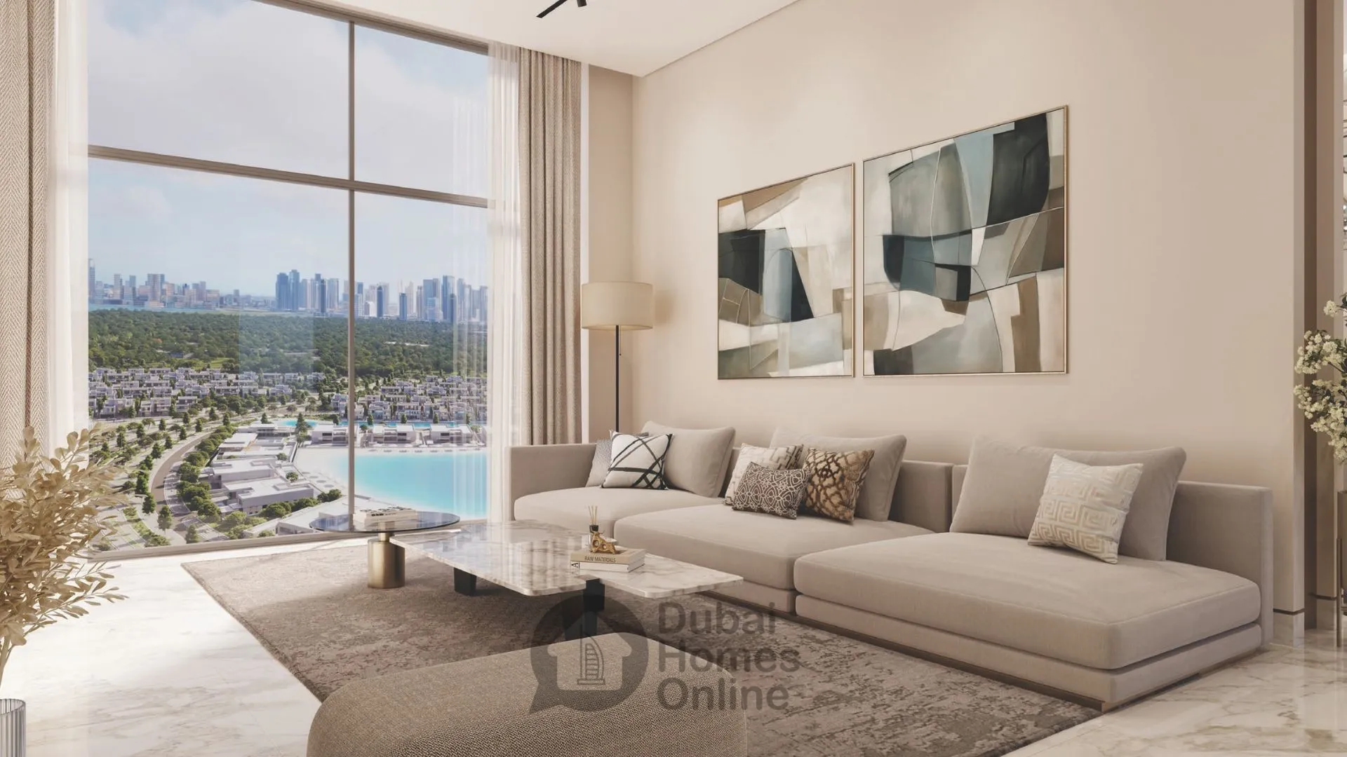 شقق 340 ريفرسايد كريسنت للبيع في شوبا هارتلاند 2 في دبي