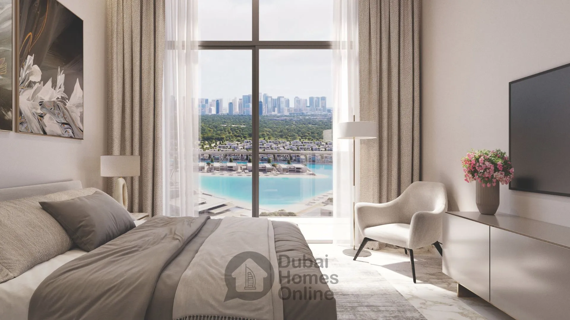 شقق 340 ريفرسايد كريسنت للبيع في شوبا هارتلاند 2 في دبي