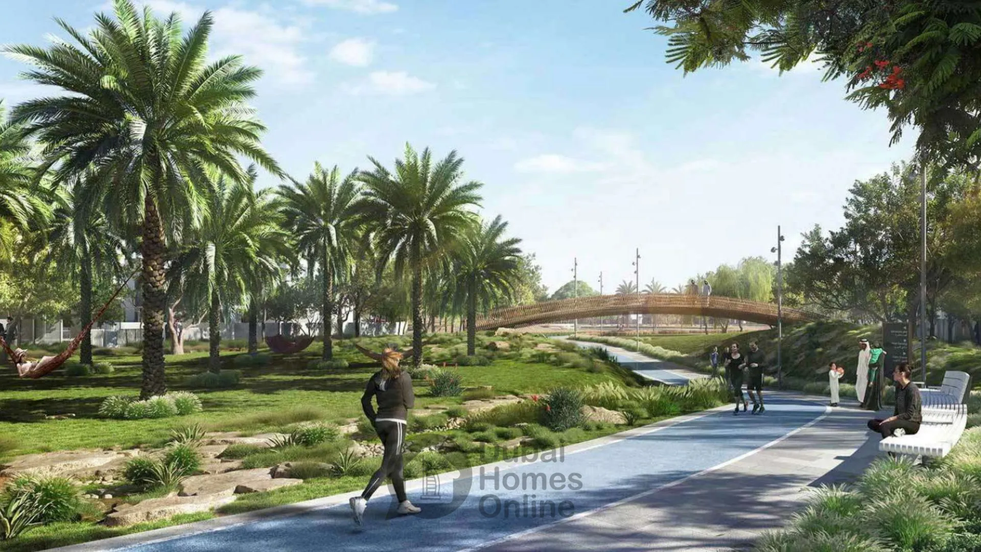 أراضي سكنية جرين وود للبيع من النخيل في مدينة دبي العالمية