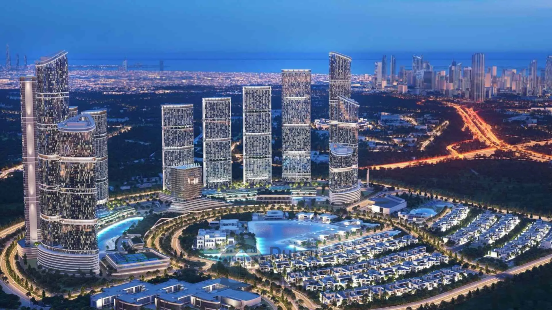 شقق 350 ريفرسايد كريسنت للبيع في شوبا هارتلاند 2 في دبي