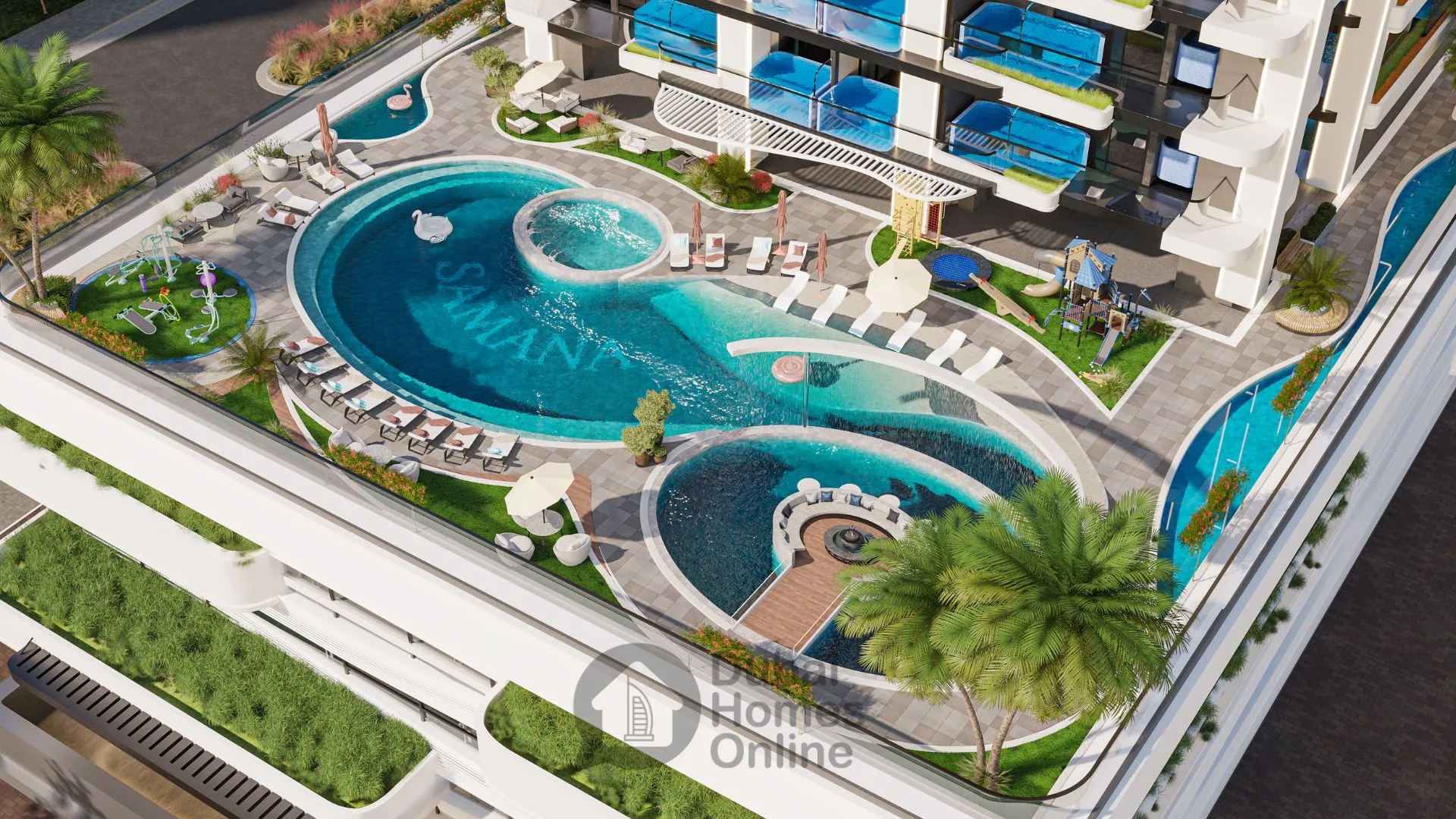 شقق سمانا مانهاتن للبيع في قرية جميرا الدائرية في دبي