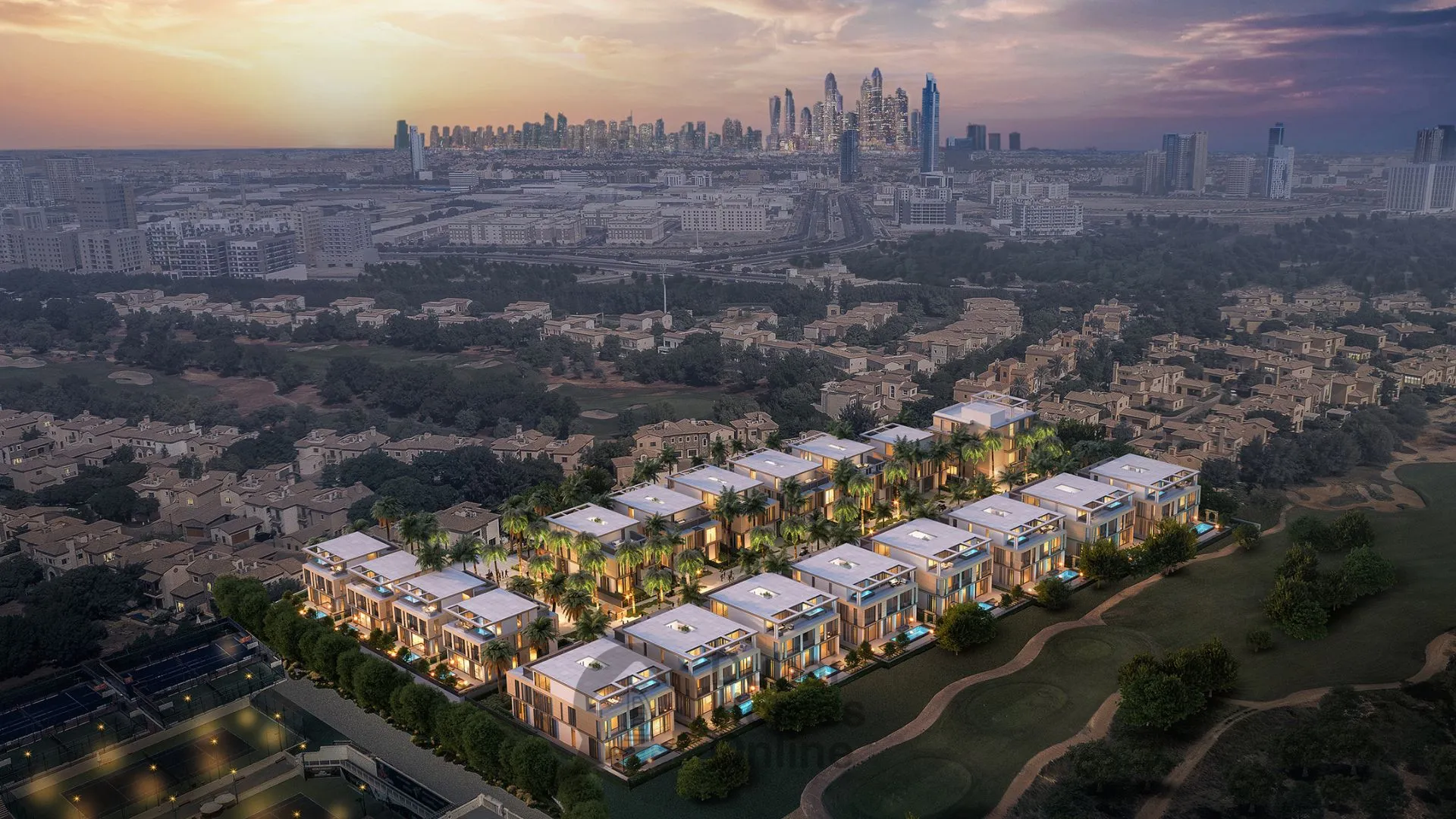 Signature Mansions Villas For Sale at Jumeirah Golf Estates in Dubai