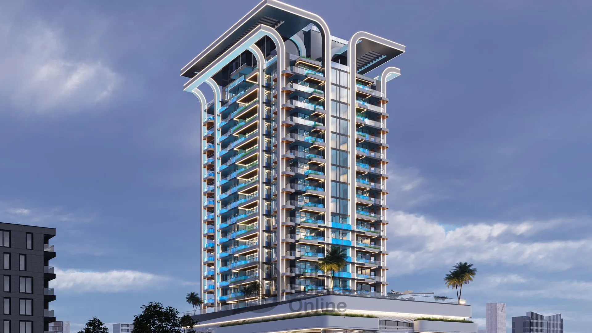 شقق سمانا مانهاتن 2 للبيع في قرية جميرا الدائرية في دبي