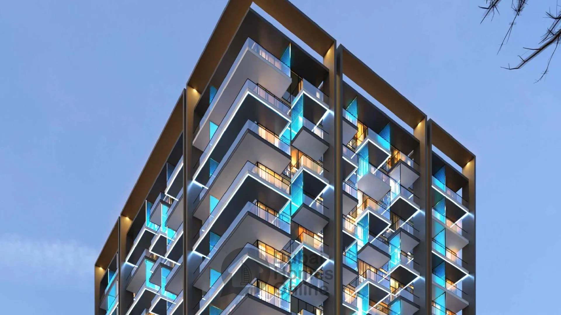 شقق بن غاطي لافندر للبيع في قرية جميرا الدائرية في دبي