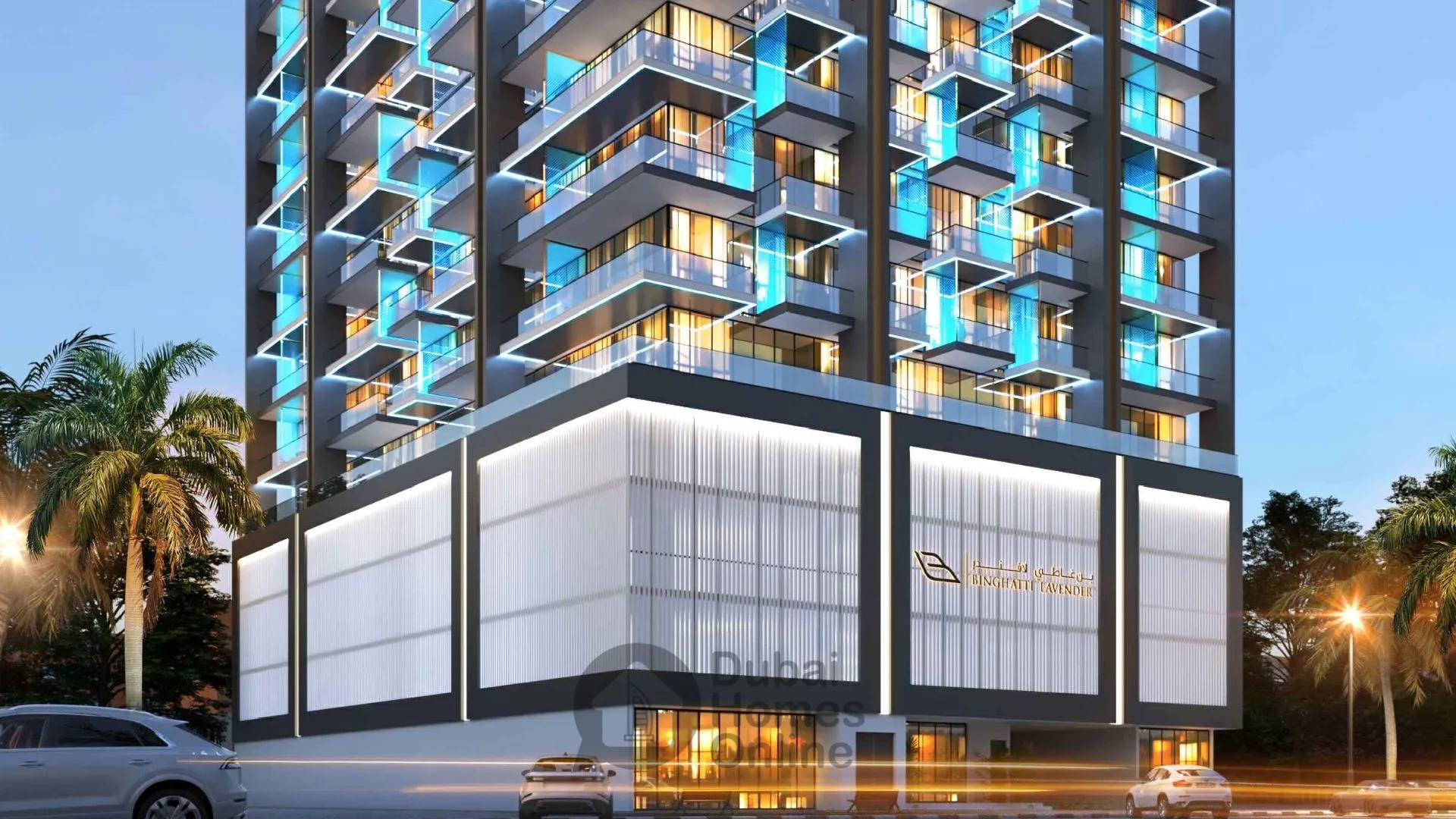 شقق بن غاطي لافندر للبيع في قرية جميرا الدائرية في دبي