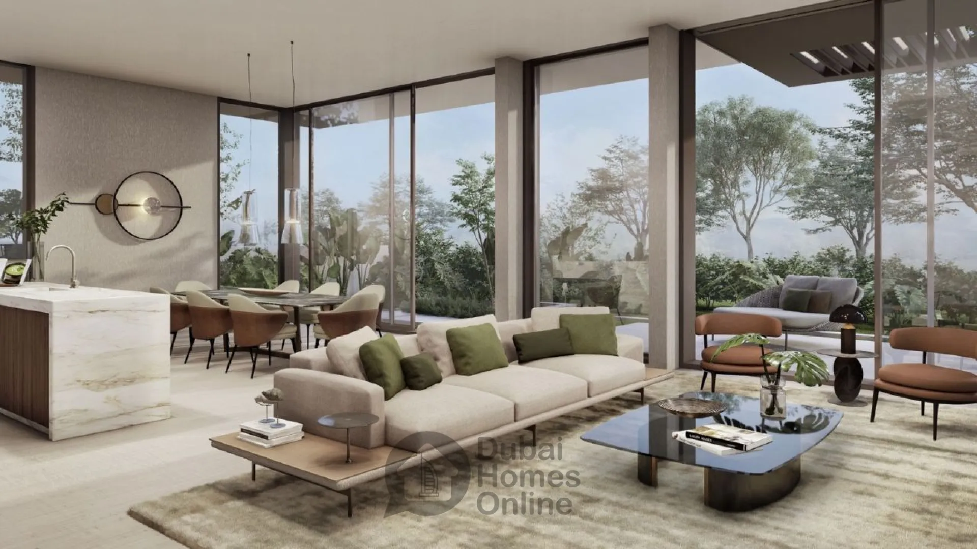 خرید ویلاهای ند الشبا گاردنز مراس برای فروش در منطقه ند الشبا دبی