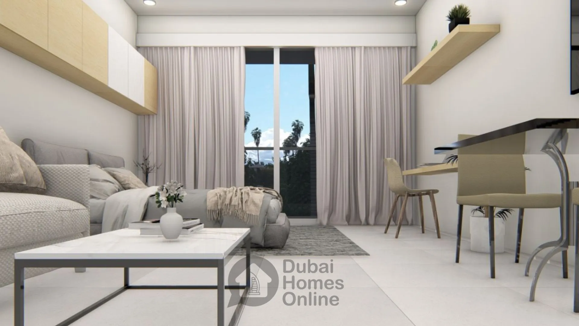 آپارتمان های الولید گاردن 2: خرید خانه در منطقه الجداف دبی