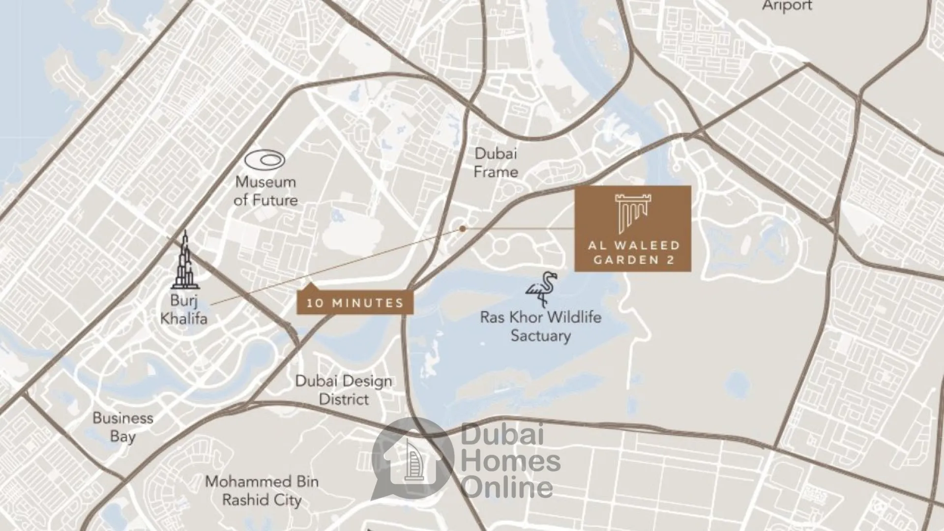 آپارتمان های الولید گاردن 2: خرید خانه در منطقه الجداف دبی