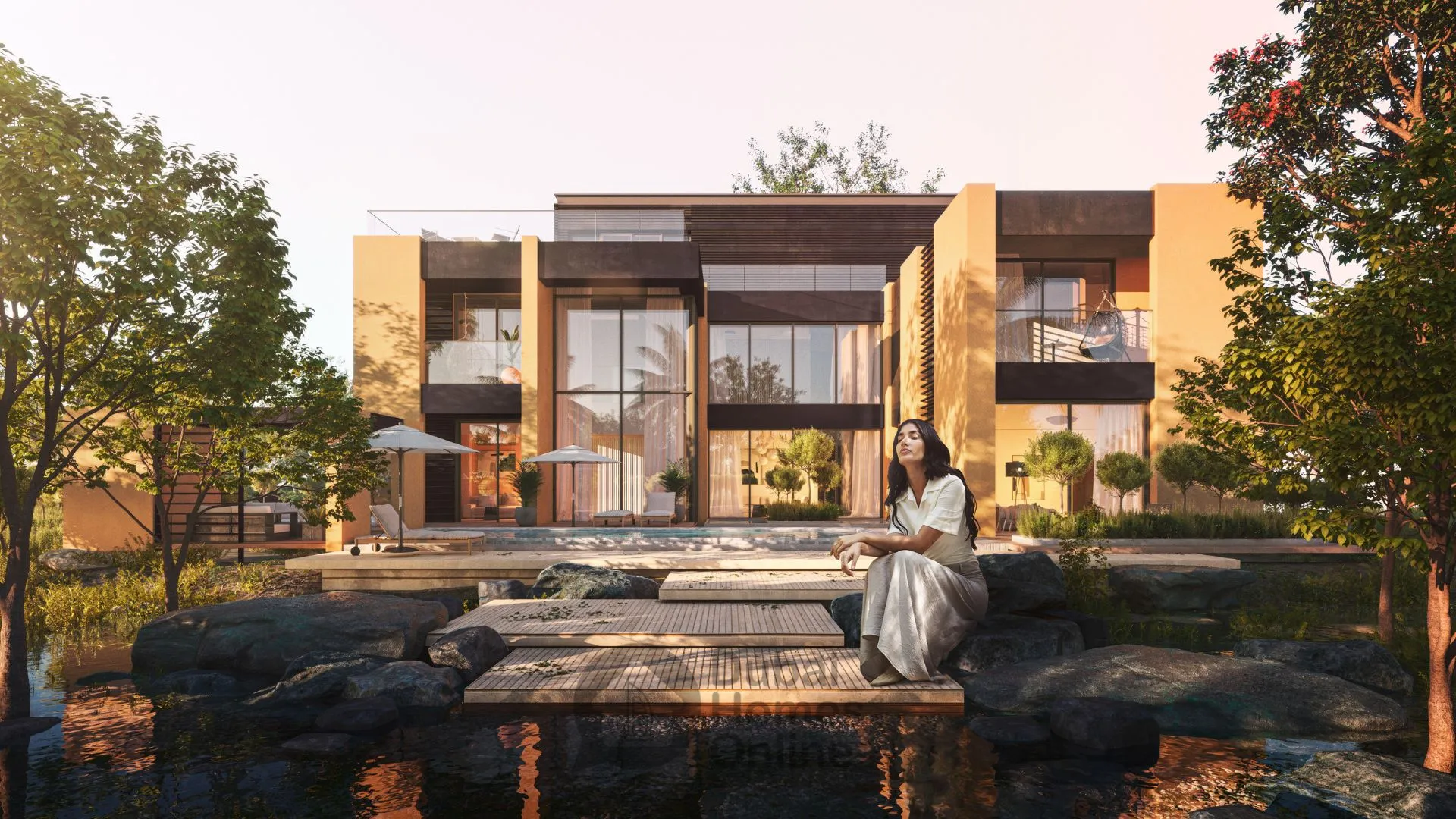 فلل هافن من الدار العقارية : فلل فاخرة للبيع  في دبي لاند