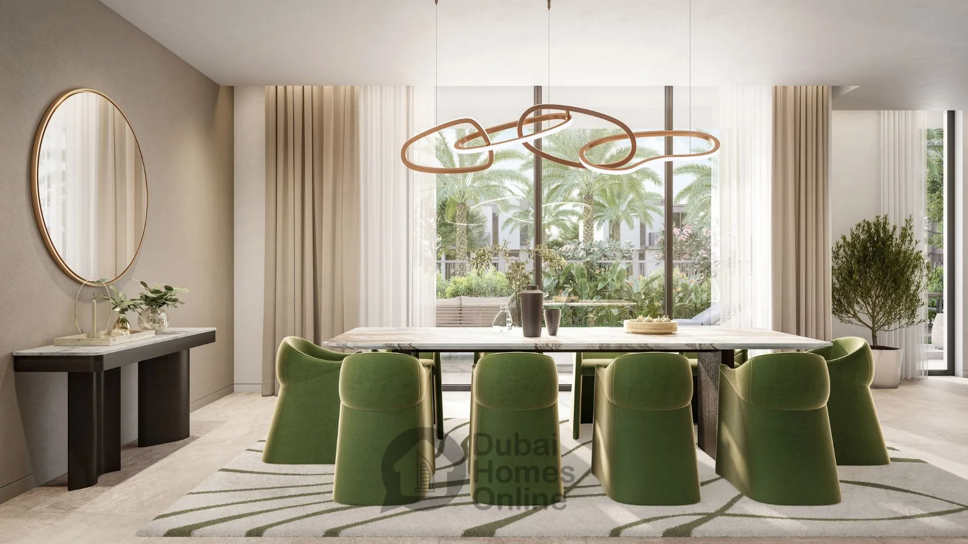 فلل هافن من الدار العقارية : فلل فاخرة للبيع  في دبي لاند