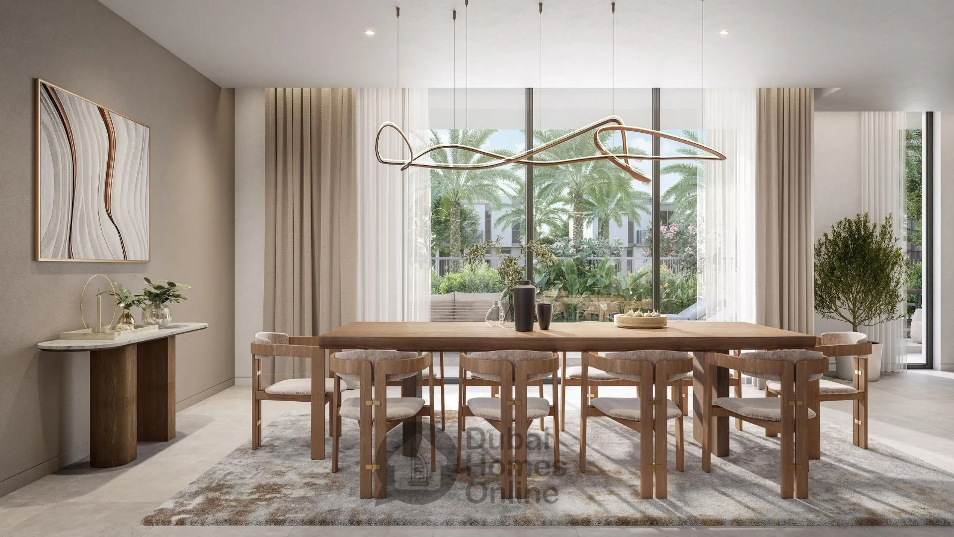 فلل هافن من الدار العقارية : فلل فاخرة للبيع  في دبي لاند