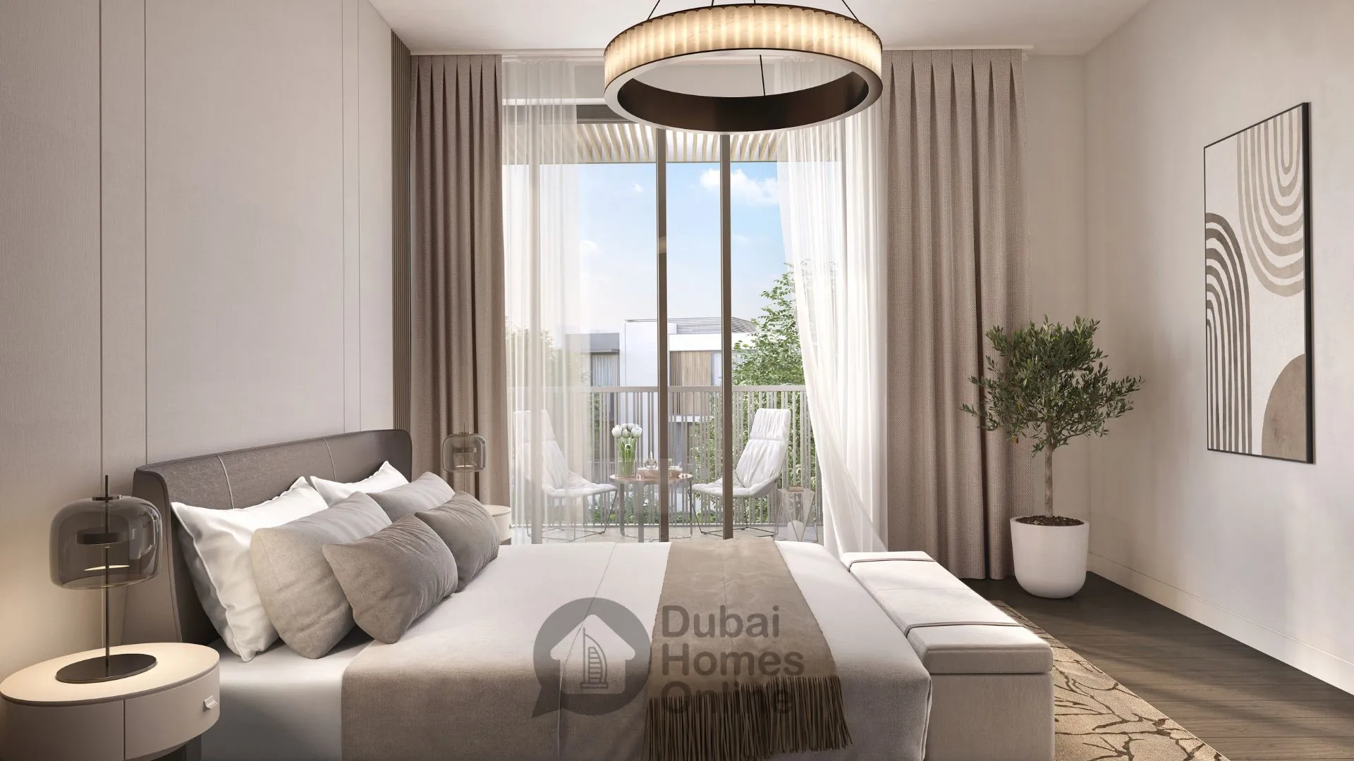 فلل هافن من الدار العقارية : فلل فاخرة للبيع  في دبي لاند