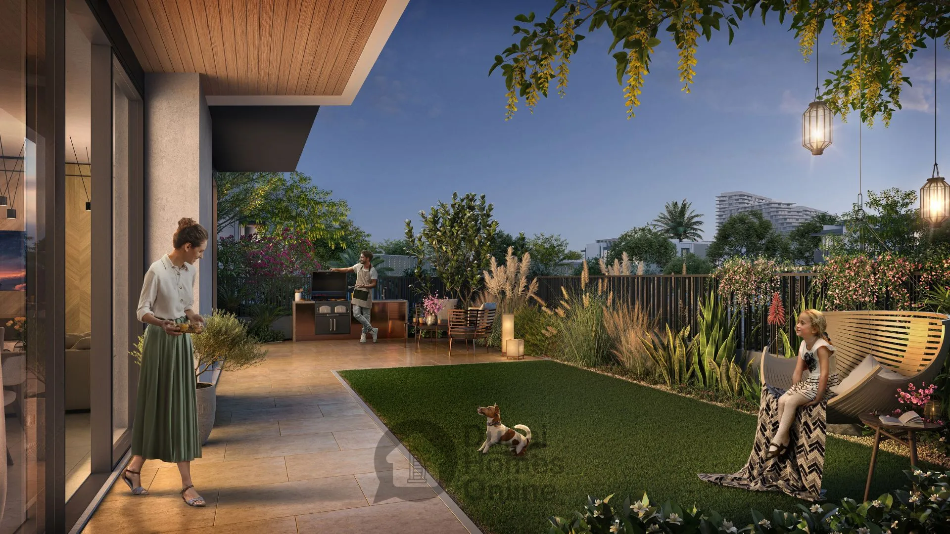 فلل هافن من الدار العقارية : فلل فاخرة للبيع  في دبي لاند