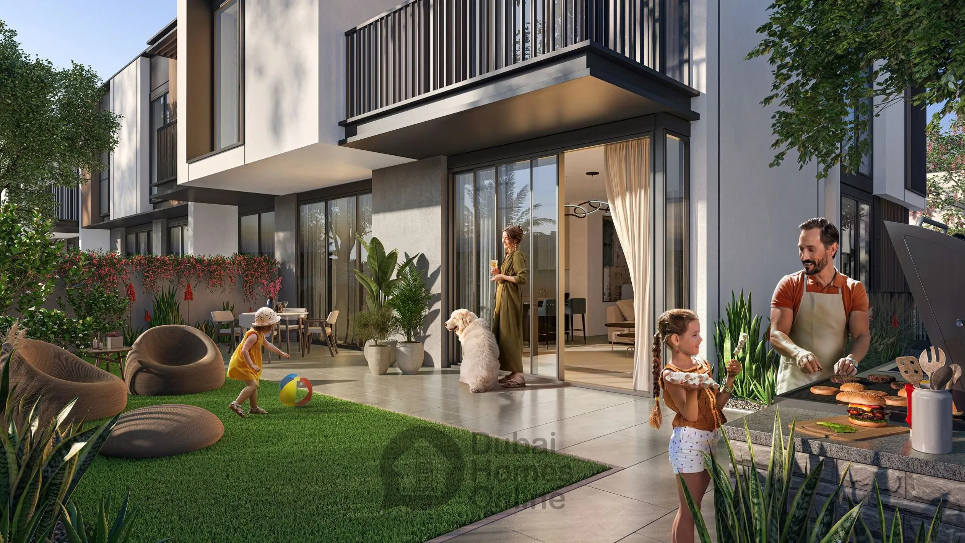 فلل هافن من الدار العقارية : فلل فاخرة للبيع  في دبي لاند