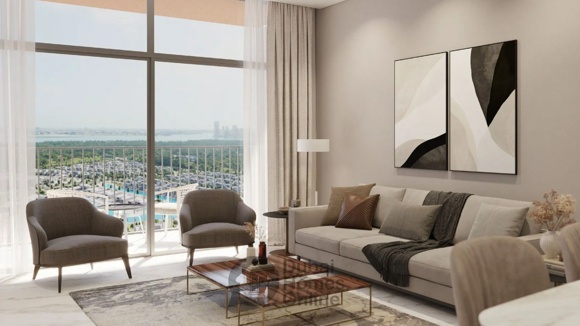 شقق 310 ريفرسايد كريسنت للبيع في شوبا هارتلاند 2 في دبي