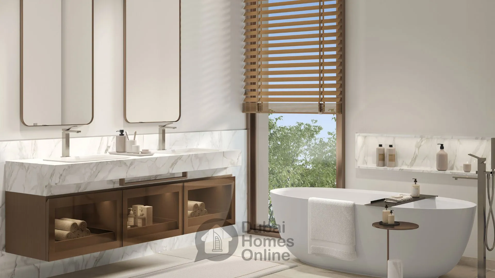 ویلاها و تاون هاوس‌های لاکچری در ند الشبا گاردنز فاز ۴ در دبی از مراس