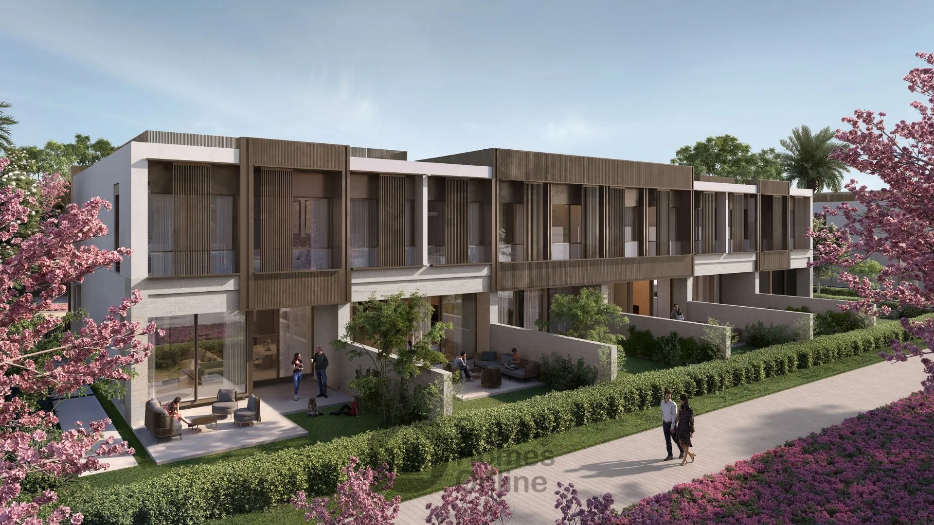 ویلاها و تاون هاوس‌های لاکچری در ند الشبا گاردنز فاز ۴ در دبی از مراس