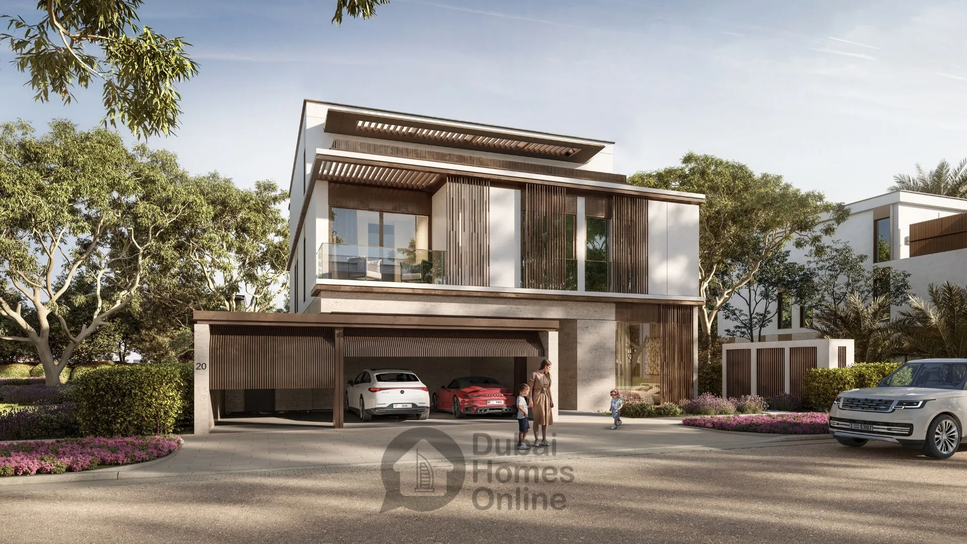 ویلاها و تاون هاوس‌های لاکچری در ند الشبا گاردنز فاز ۴ در دبی از مراس