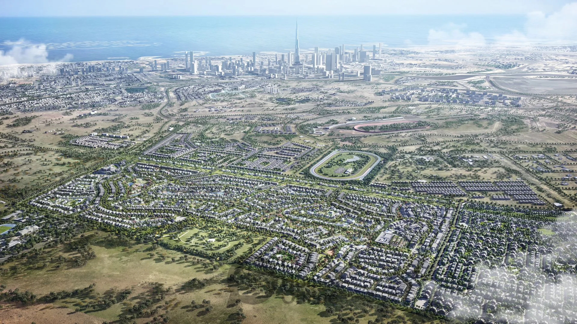 ویلاها و تاون هاوس‌های لاکچری در ند الشبا گاردنز فاز ۴ در دبی از مراس