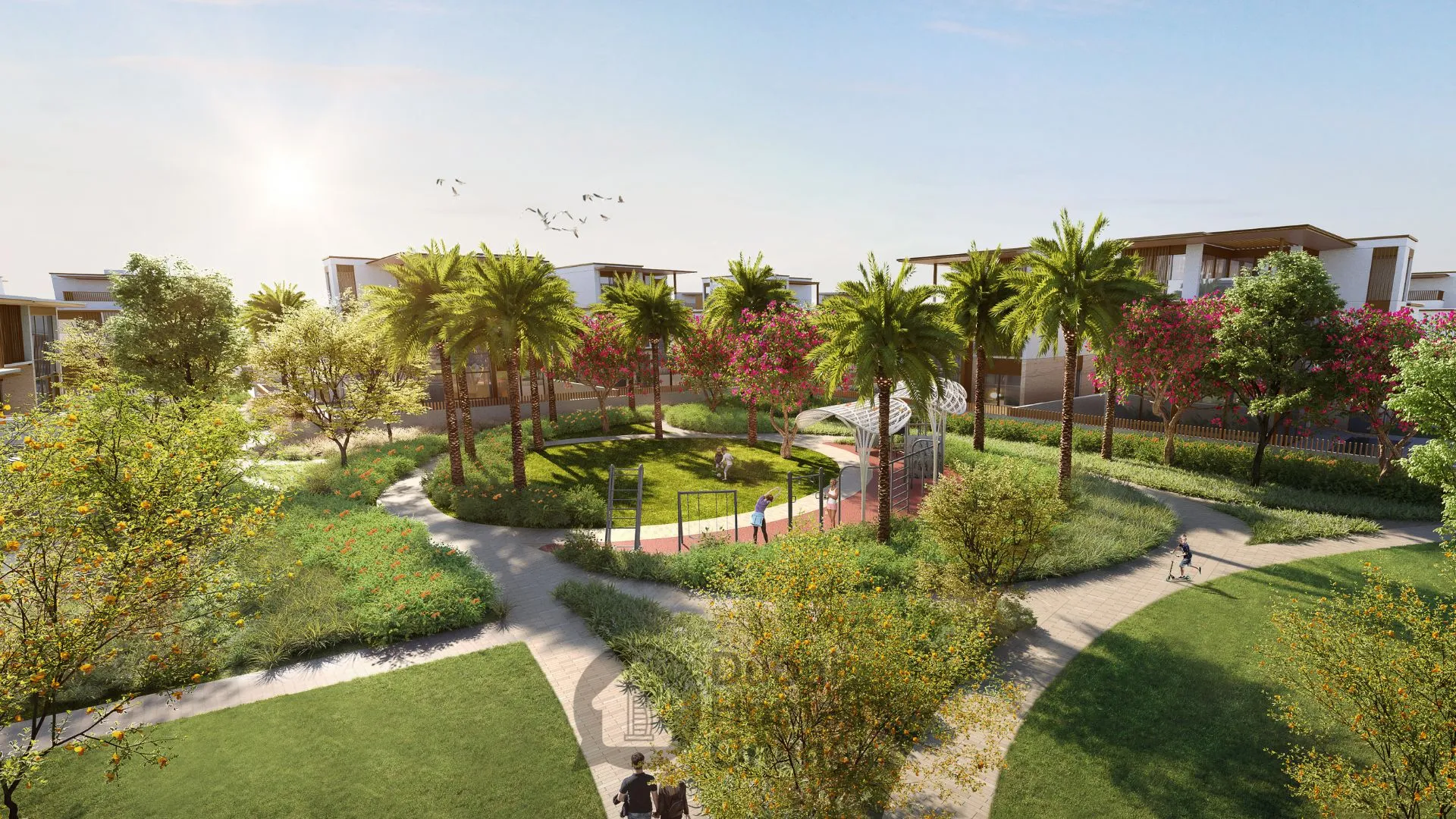 ویلاها و تاون هاوس‌های لاکچری در ند الشبا گاردنز فاز ۴ در دبی از مراس