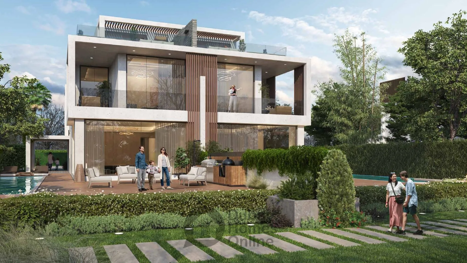 ویلاهای پارک گرینز داماک برای فروش در منطقه داماک هیلز 2 دبی