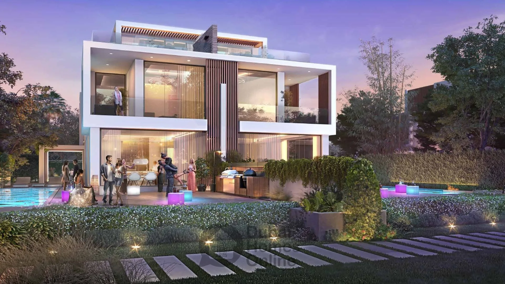 ویلاهای پارک گرینز داماک برای فروش در منطقه داماک هیلز 2 دبی